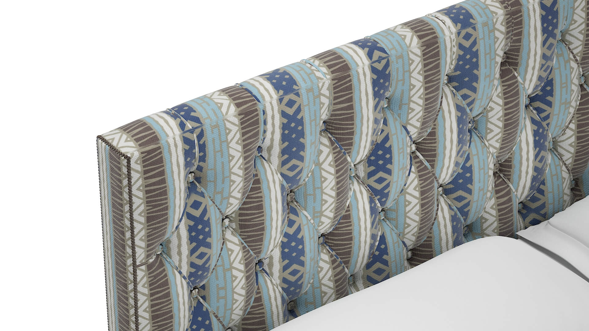 Aida Bodhi Indigo Bed Top Down