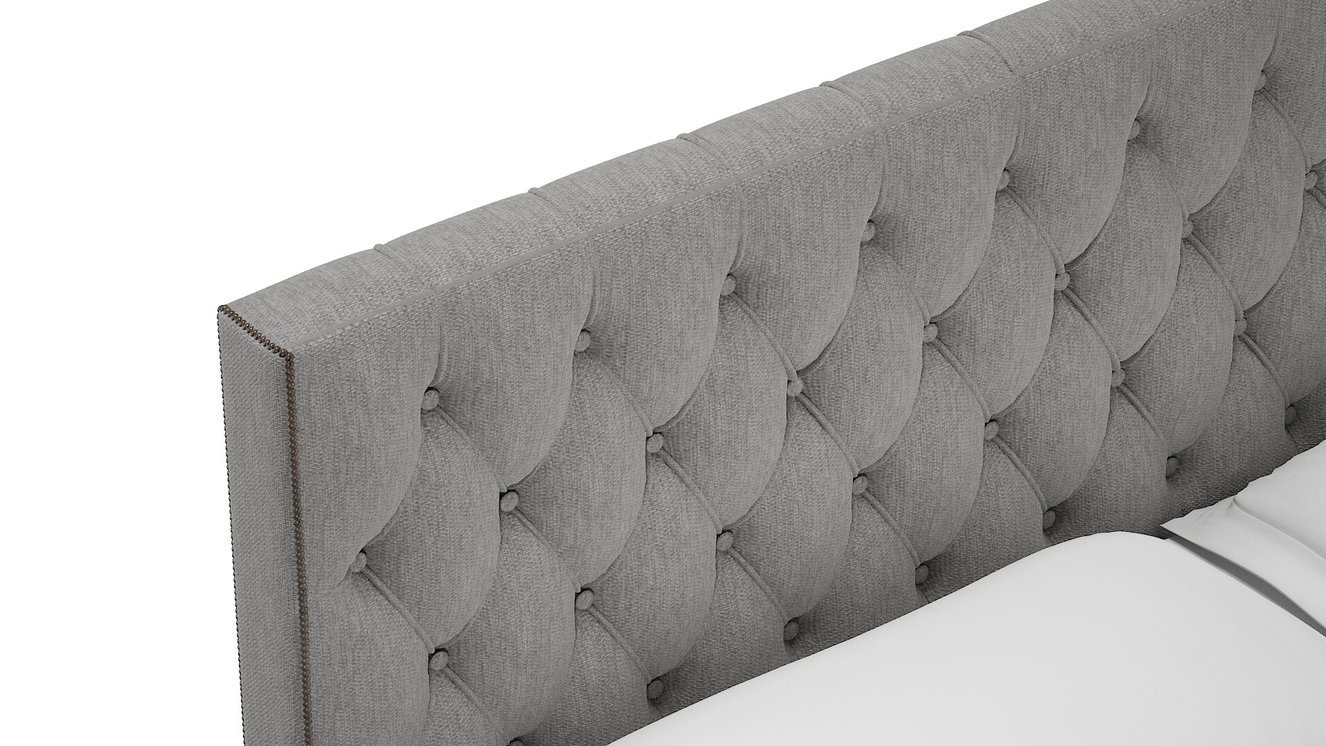 Aida Bungalow Graphite Bed Top Down