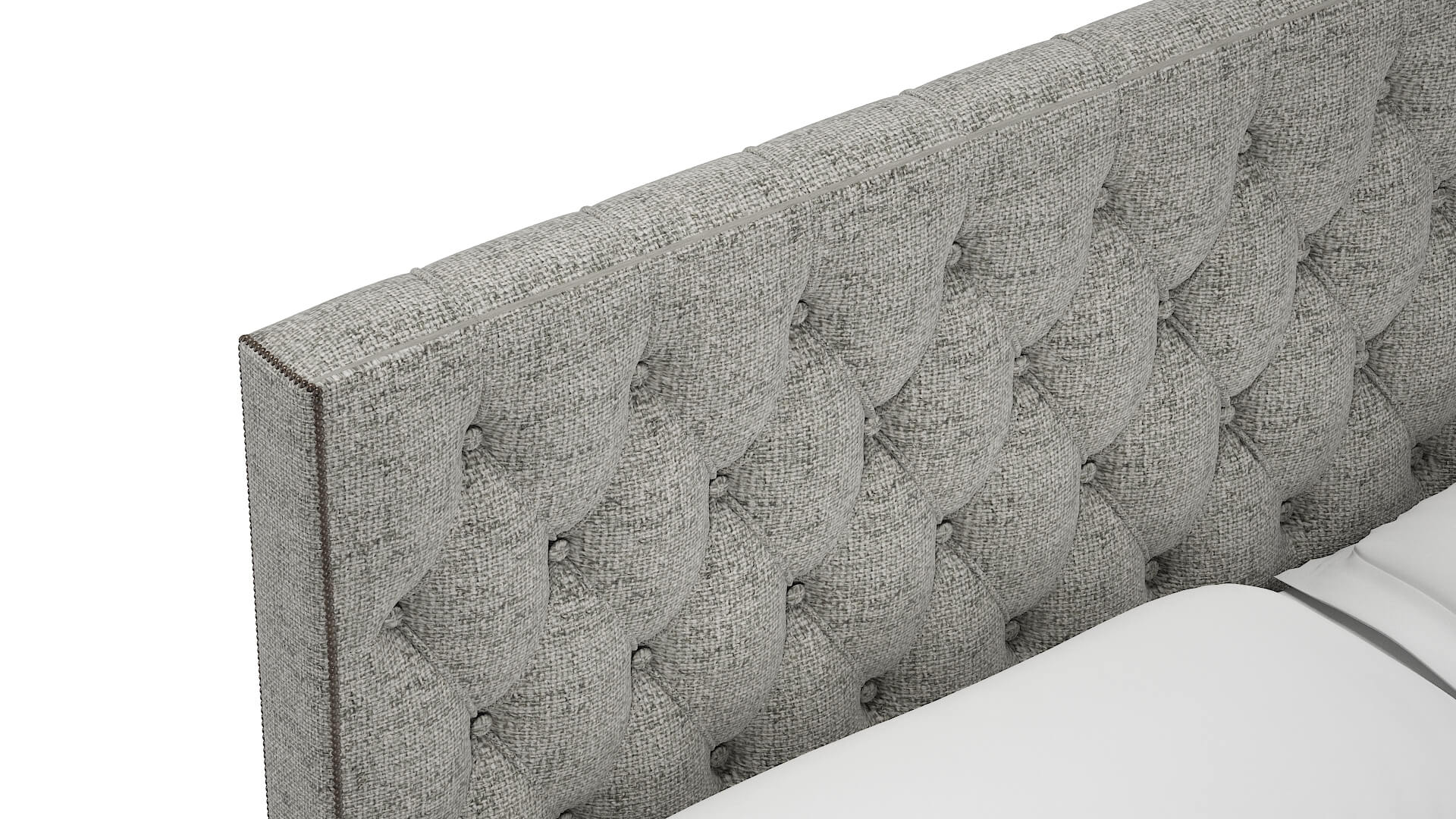 Aida Derby Silver Bed Top Down