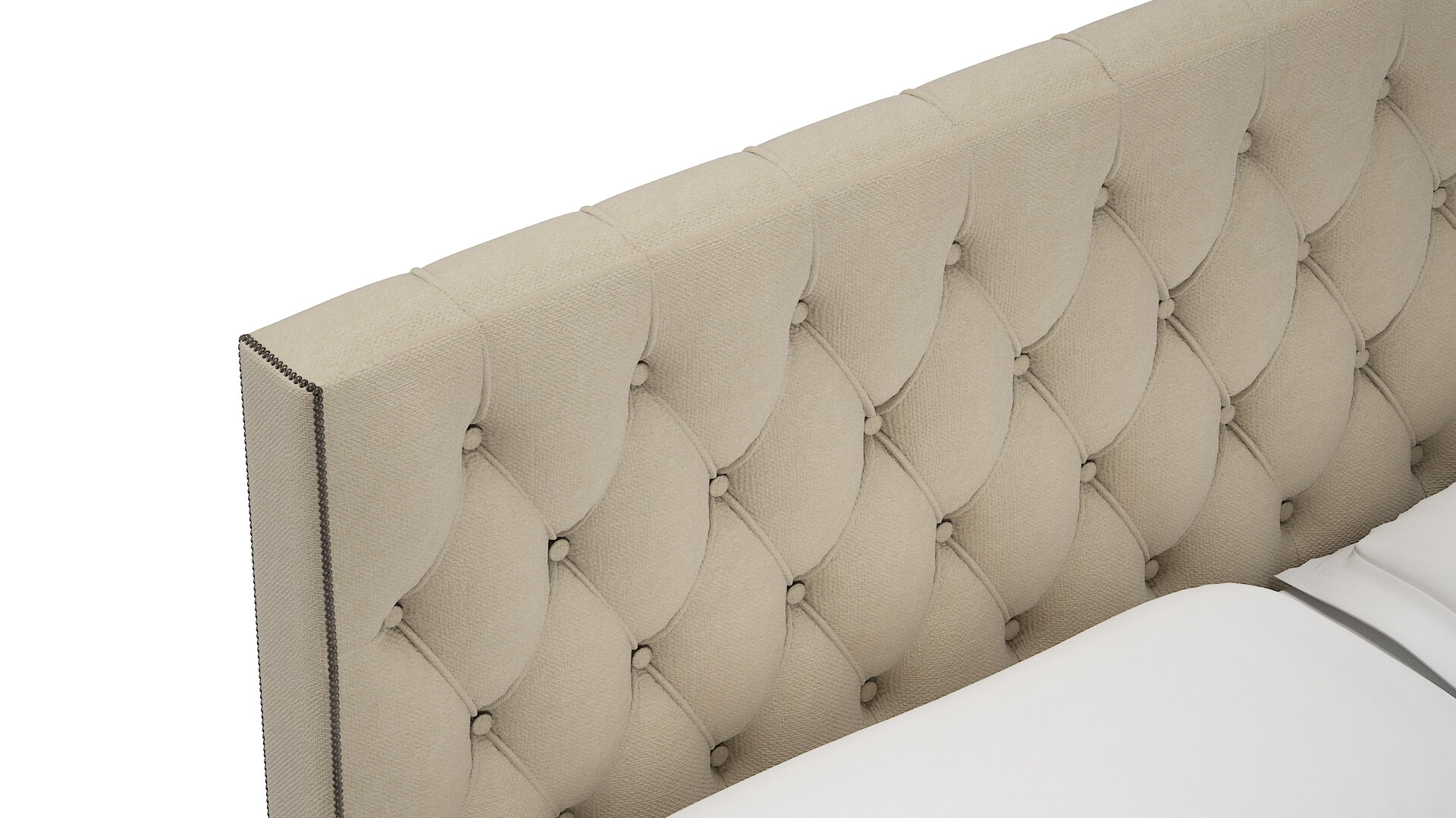 Aida Dream_d Almond Bed Top Down