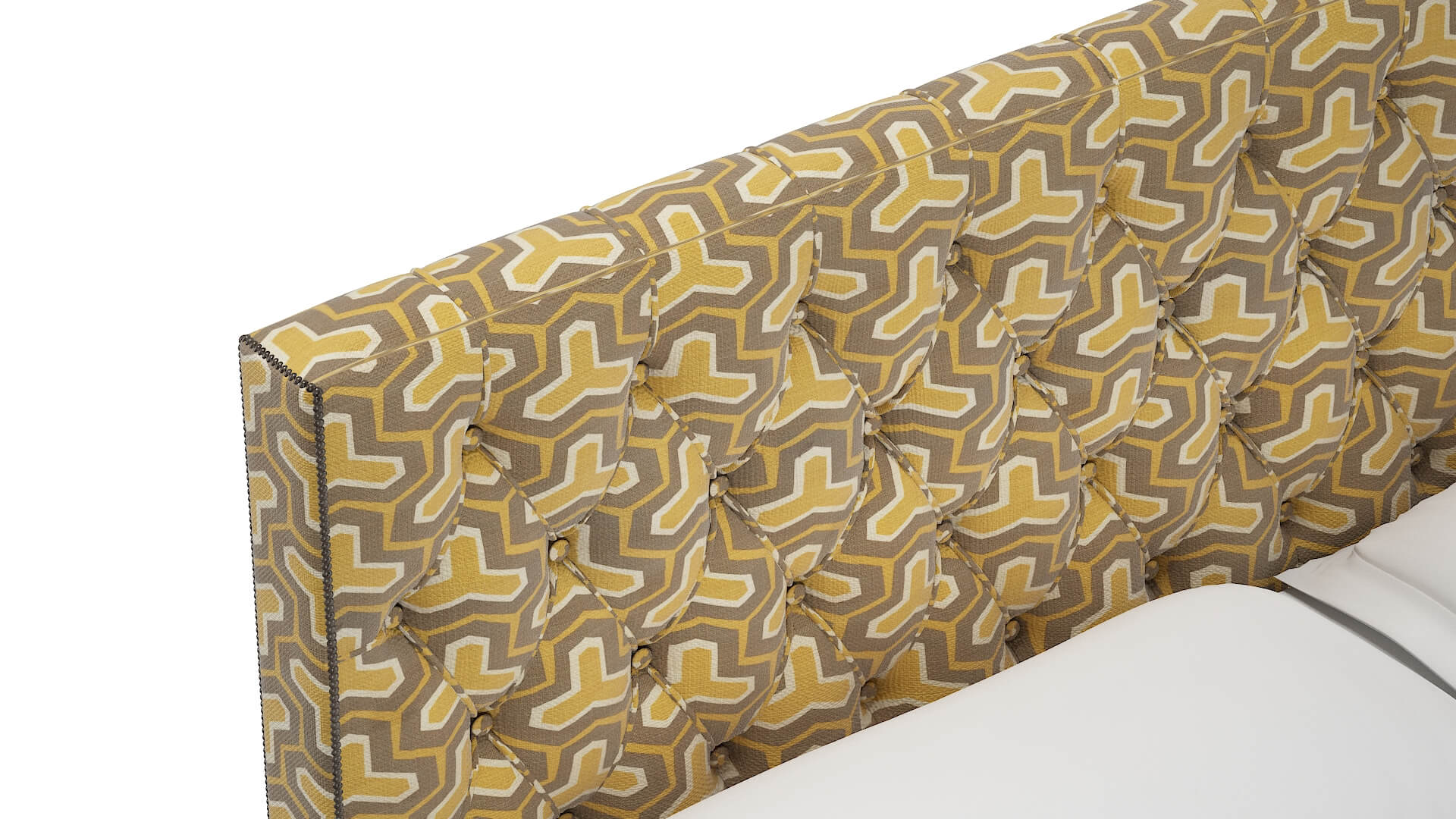 Aida Merci Dijon Bed Top Down