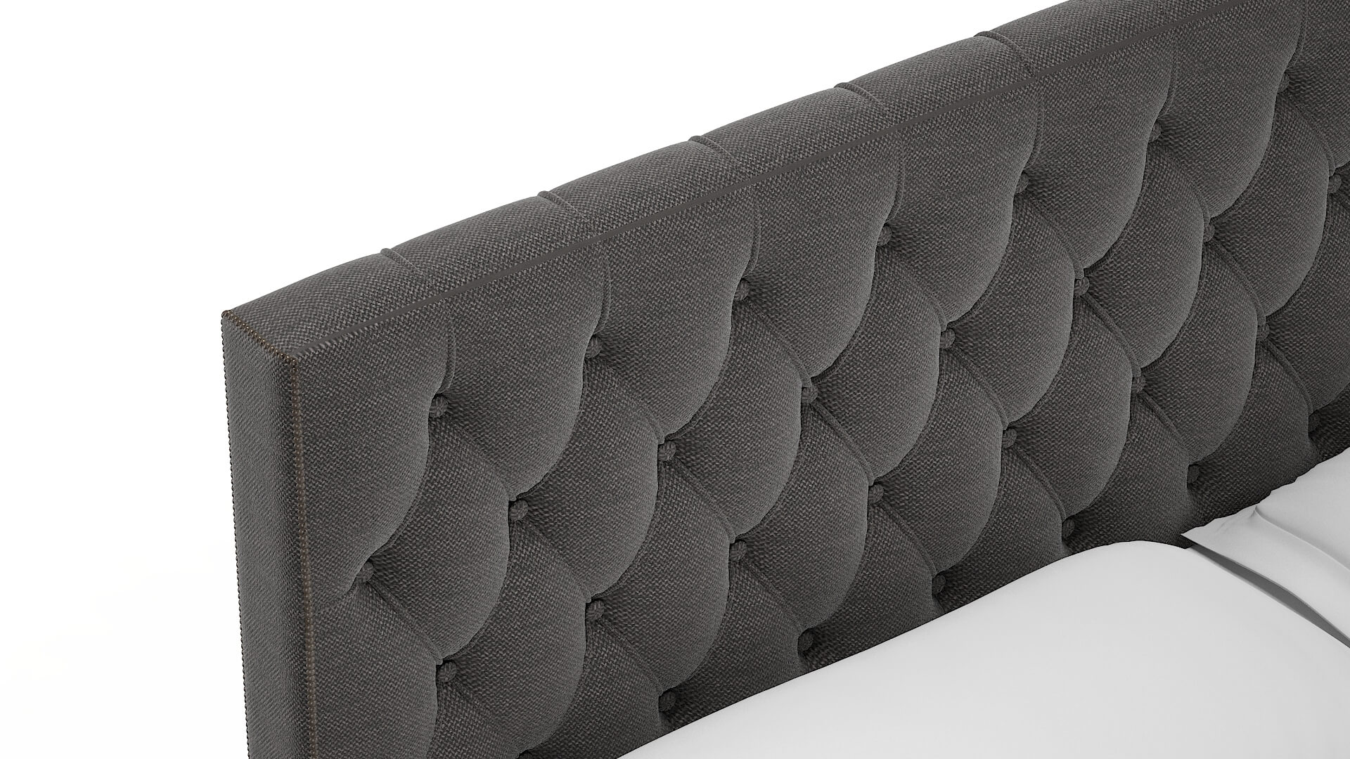 Aida Oscar Charcoal Bed Top Down