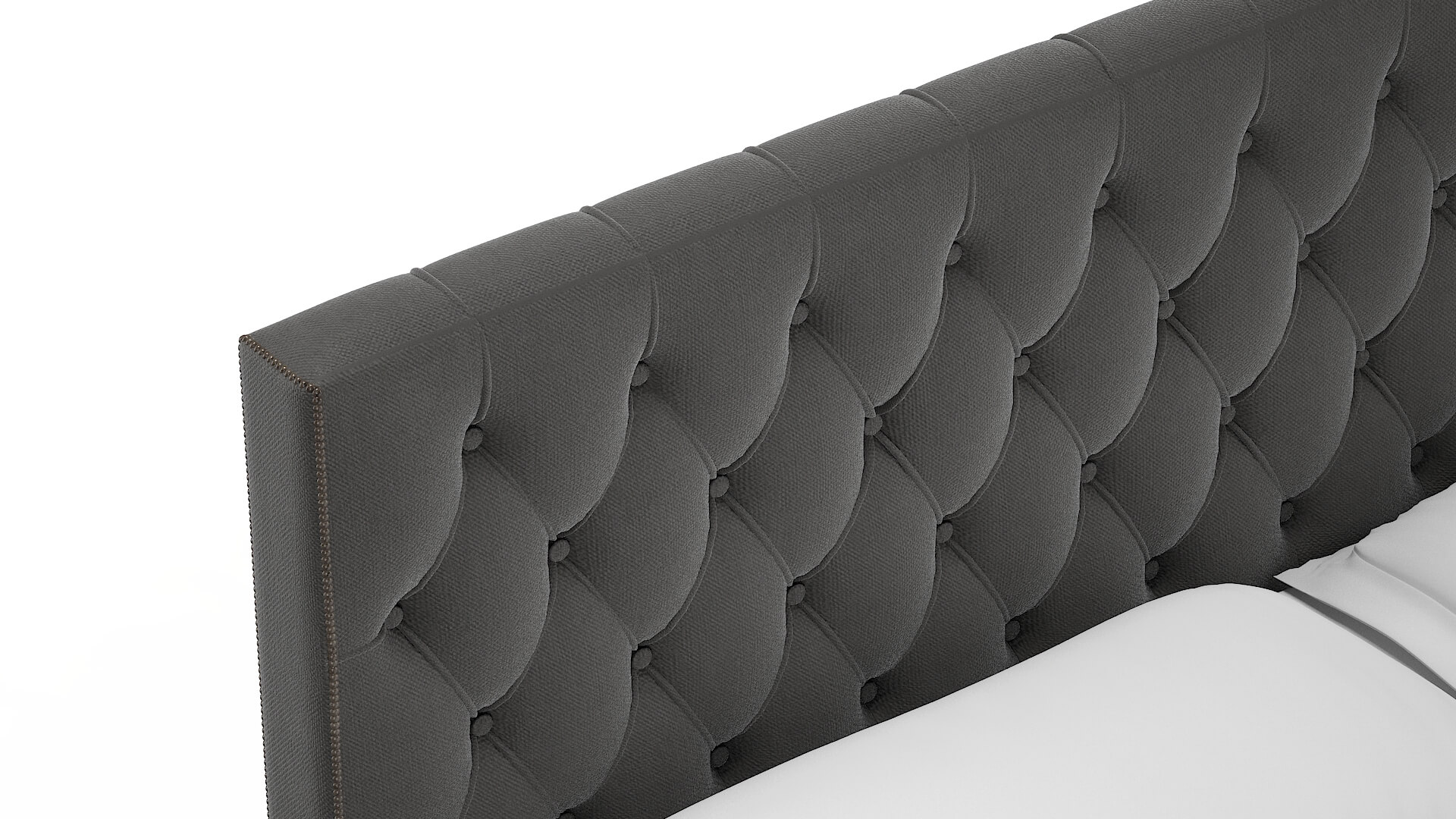 Aida Rocket Charcoal Bed Top Down