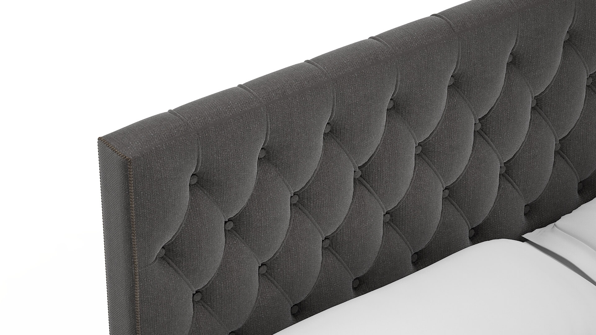 Aida Sasha Grey Bed Top Down