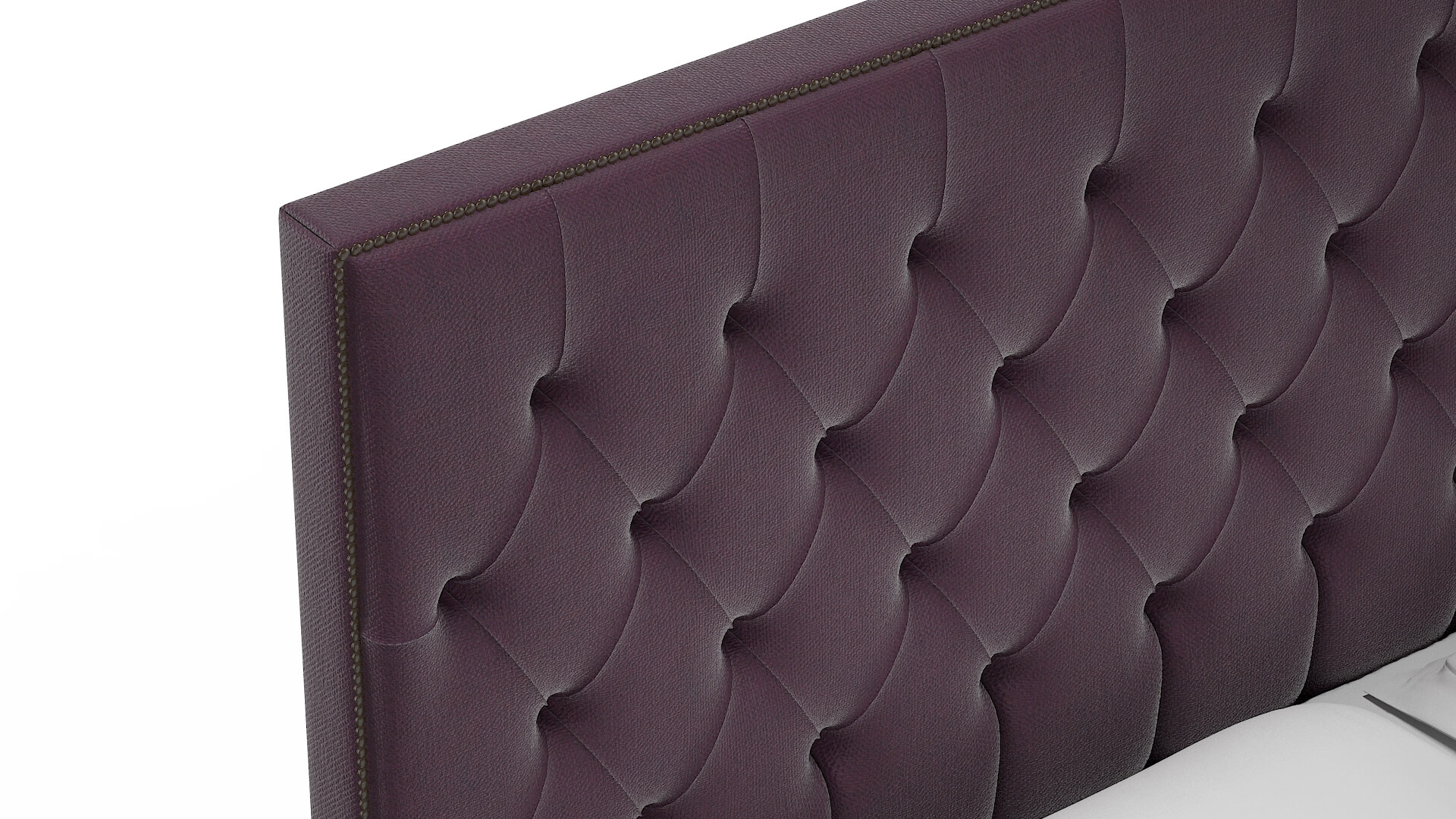 Bellezza Bella Aubergine Bed Top Down