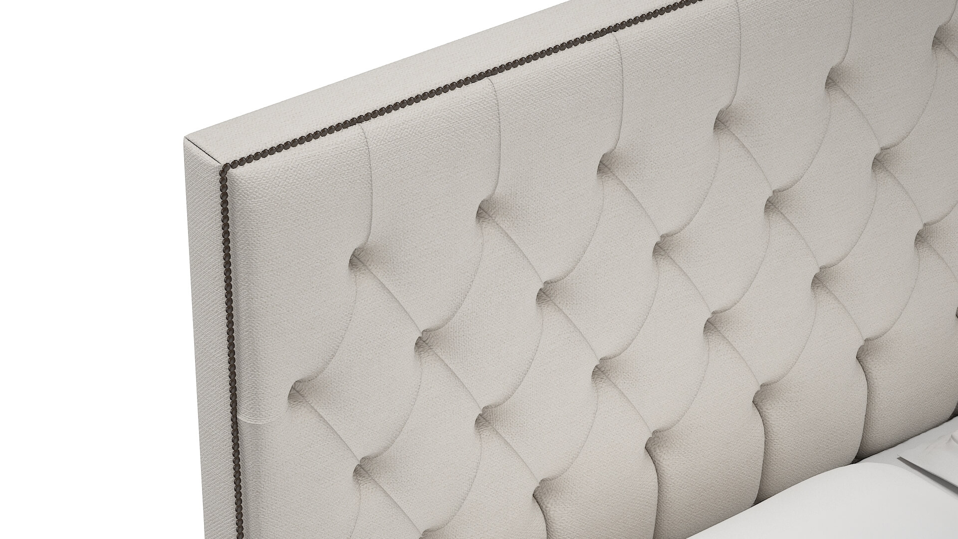 Bellezza Redondo Pearl Bed Top Down