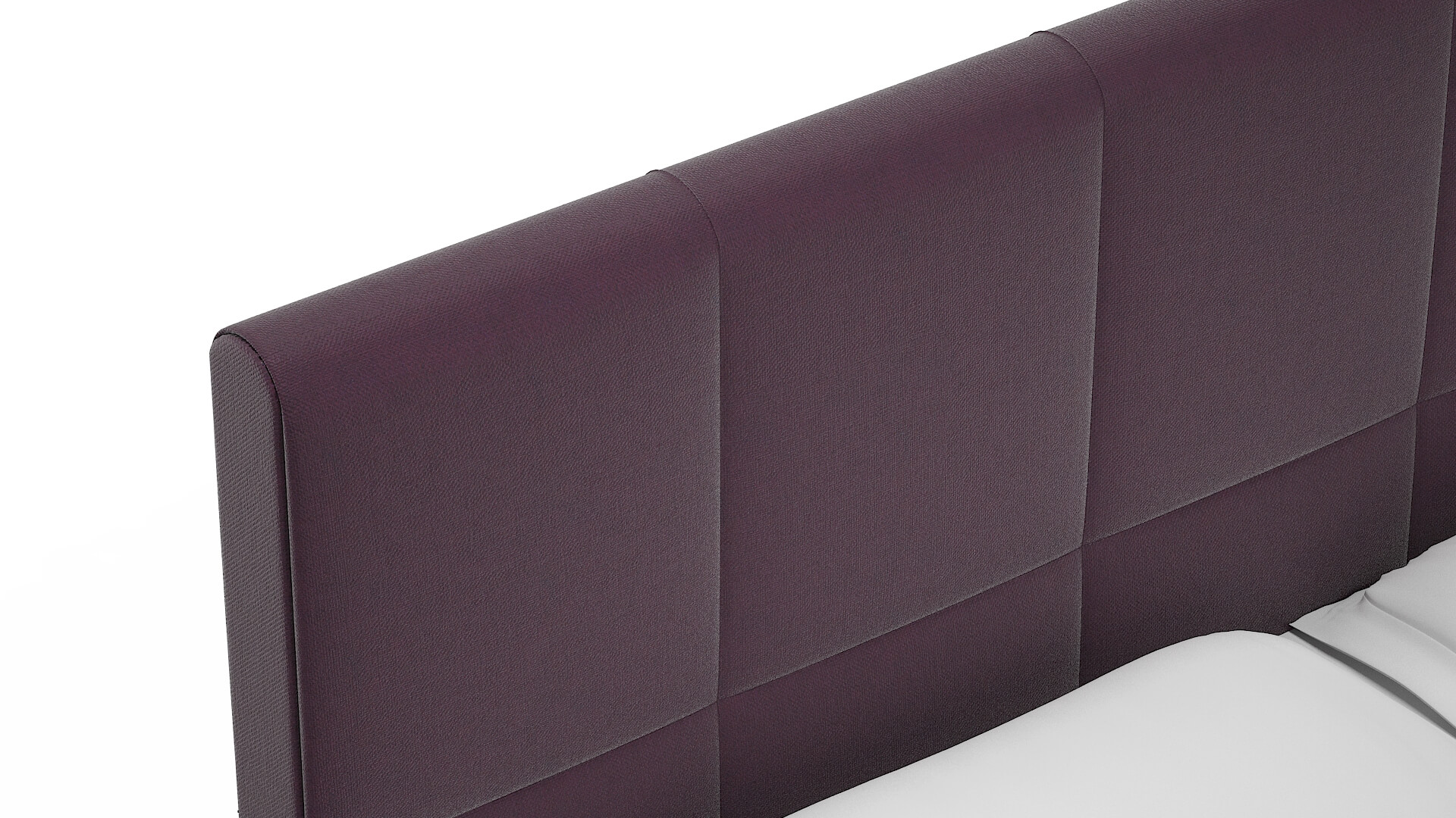 Biagio Bella Aubergine Bed Top Down