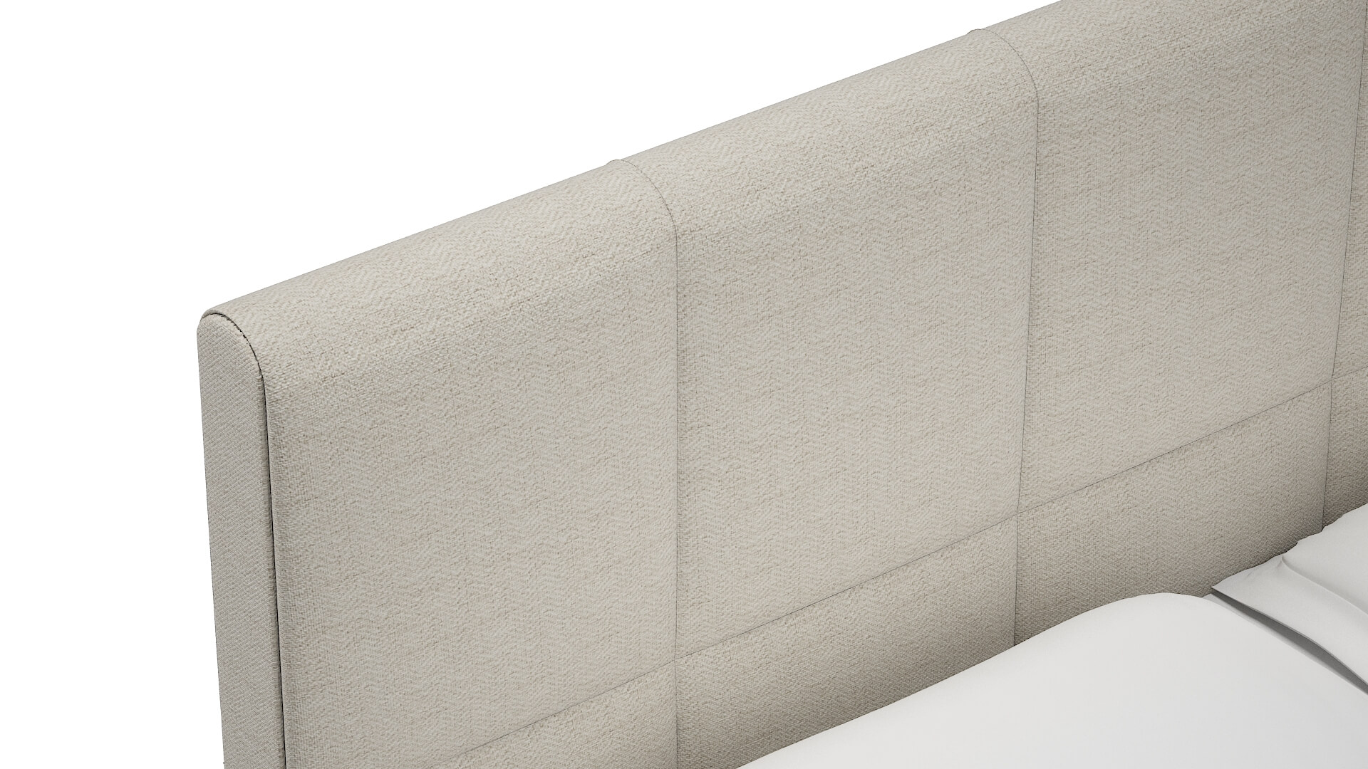 Biagio Catalina Linen Bed Top Down