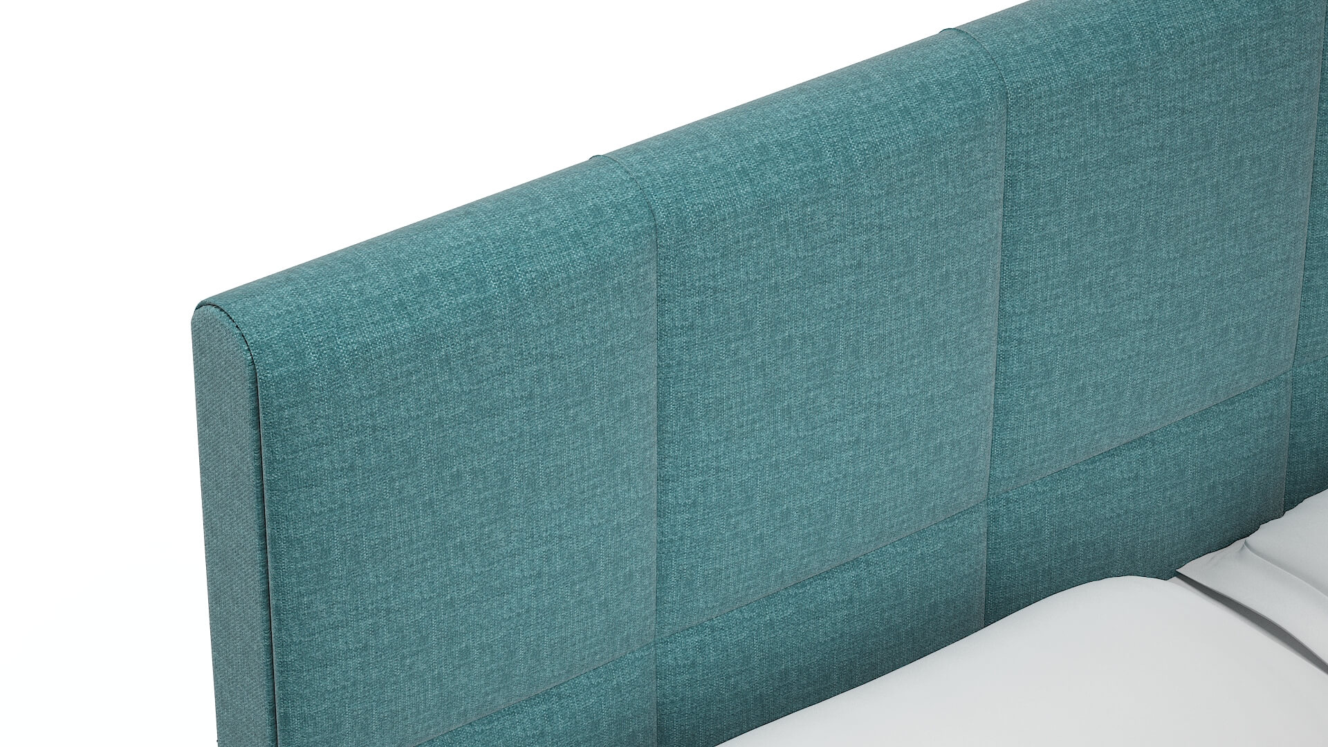 Biagio Keylargo Teal Bed Top Down