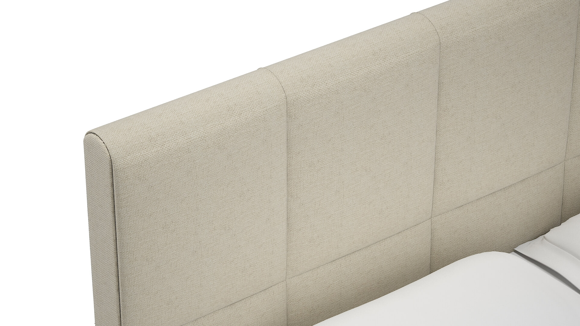 Biagio Phoenix Ivory Bed Top Down