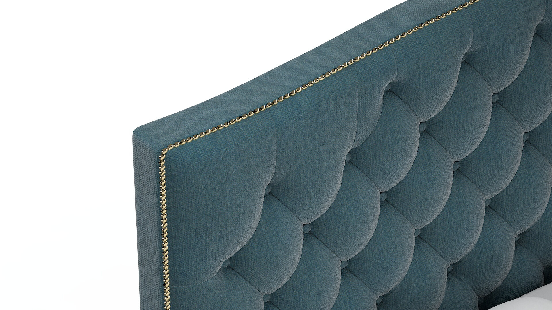 Bijou Cosmo Teal Bed Top Down