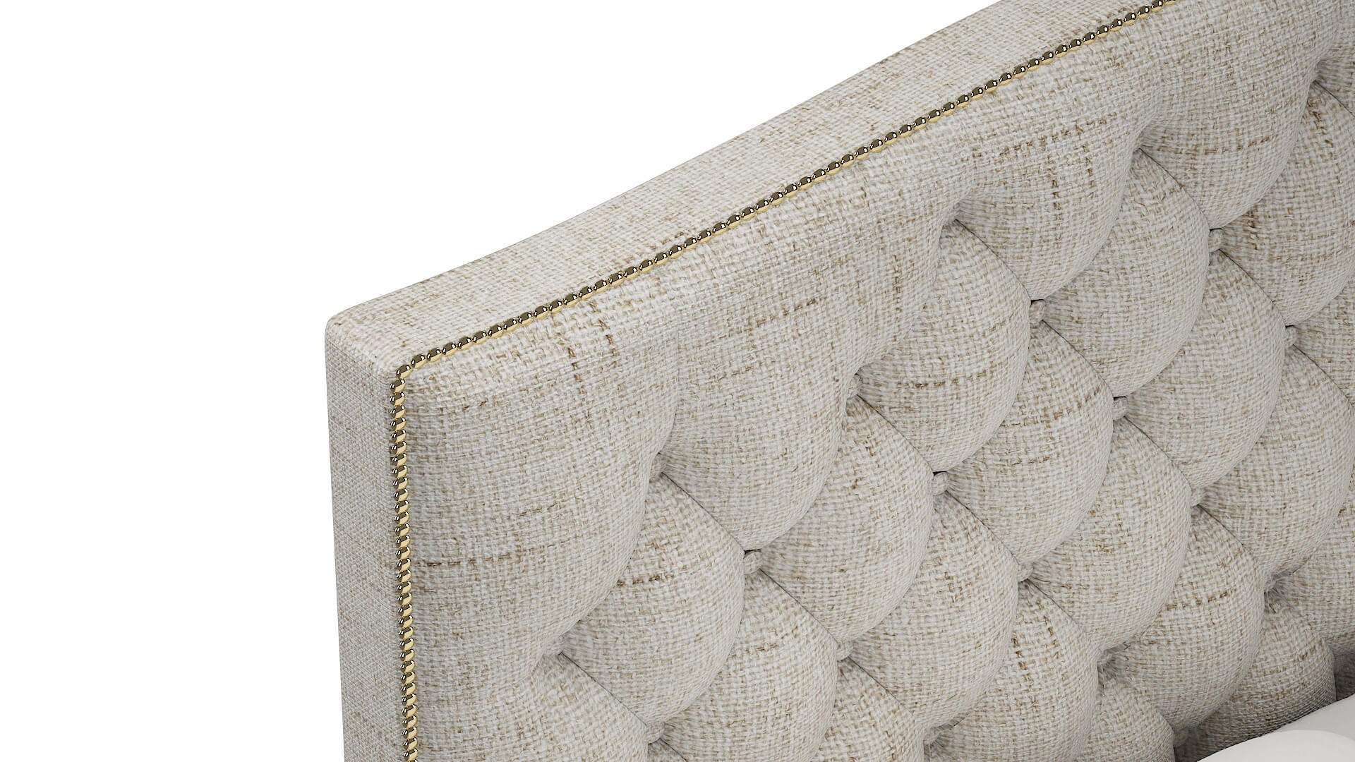 Bijou Derby Taupe Bed Top Down