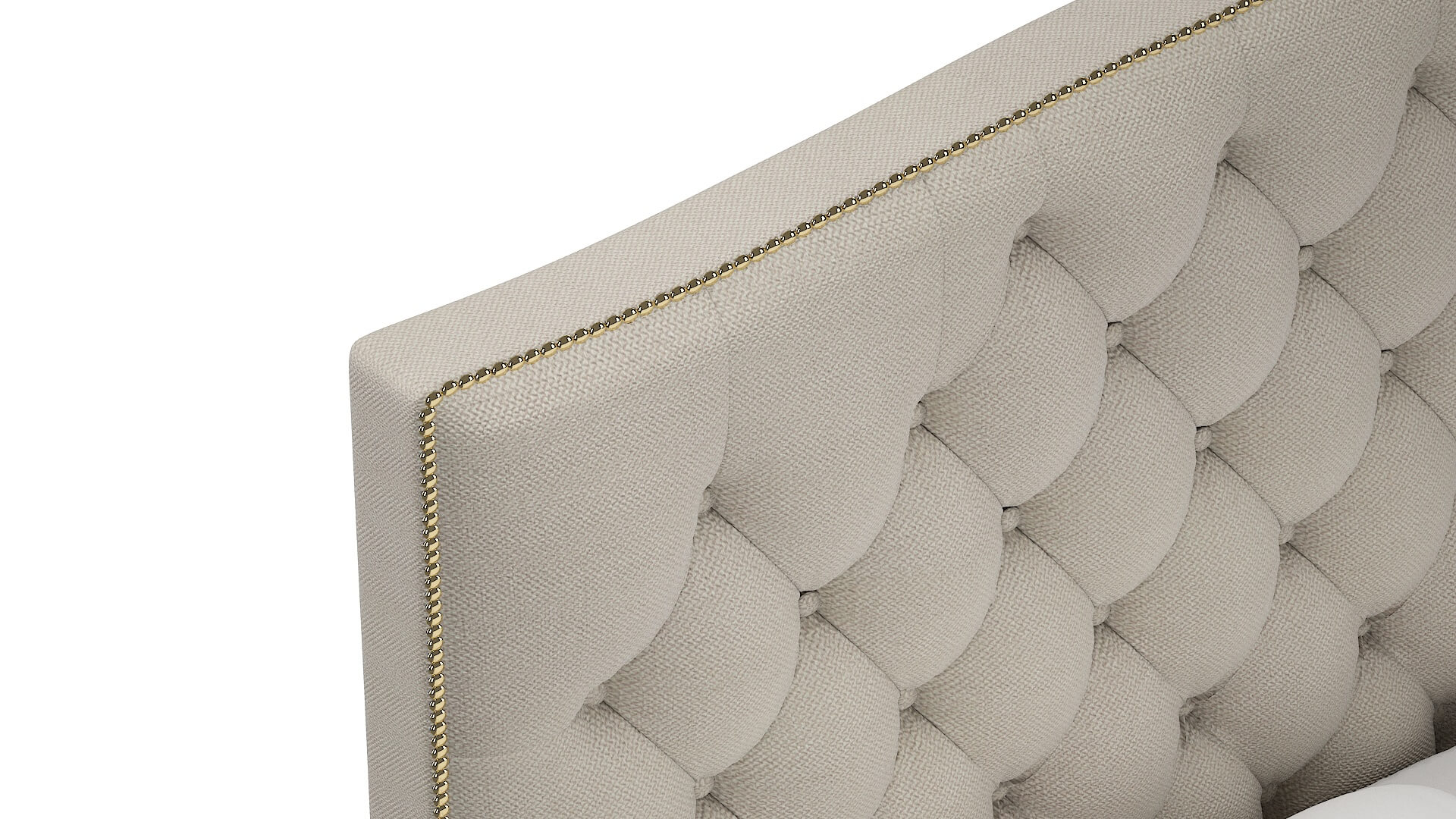 Bijou Malibu Linen Bed Top Down