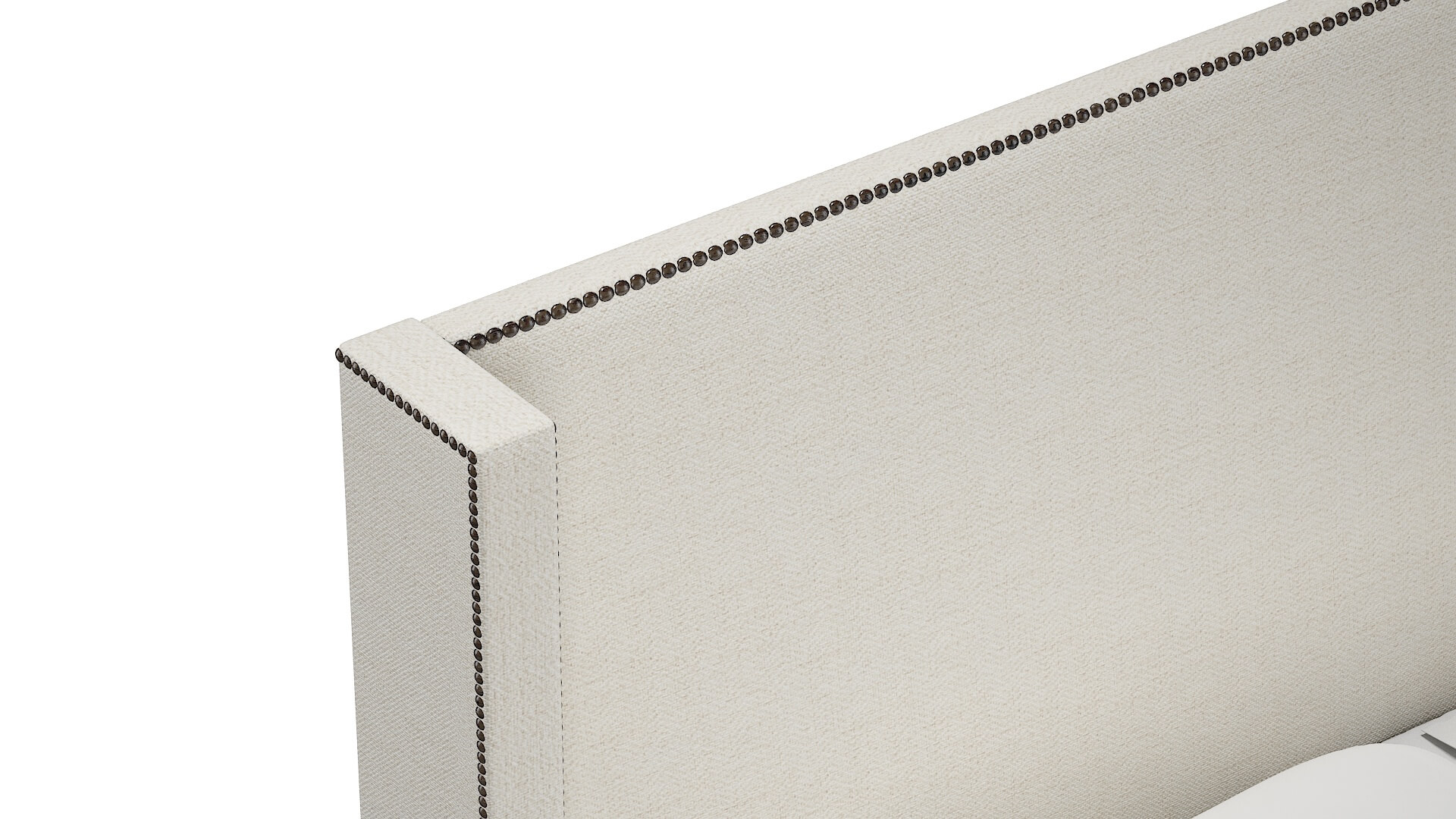 Bria Catalina Ivory Bed Top Down