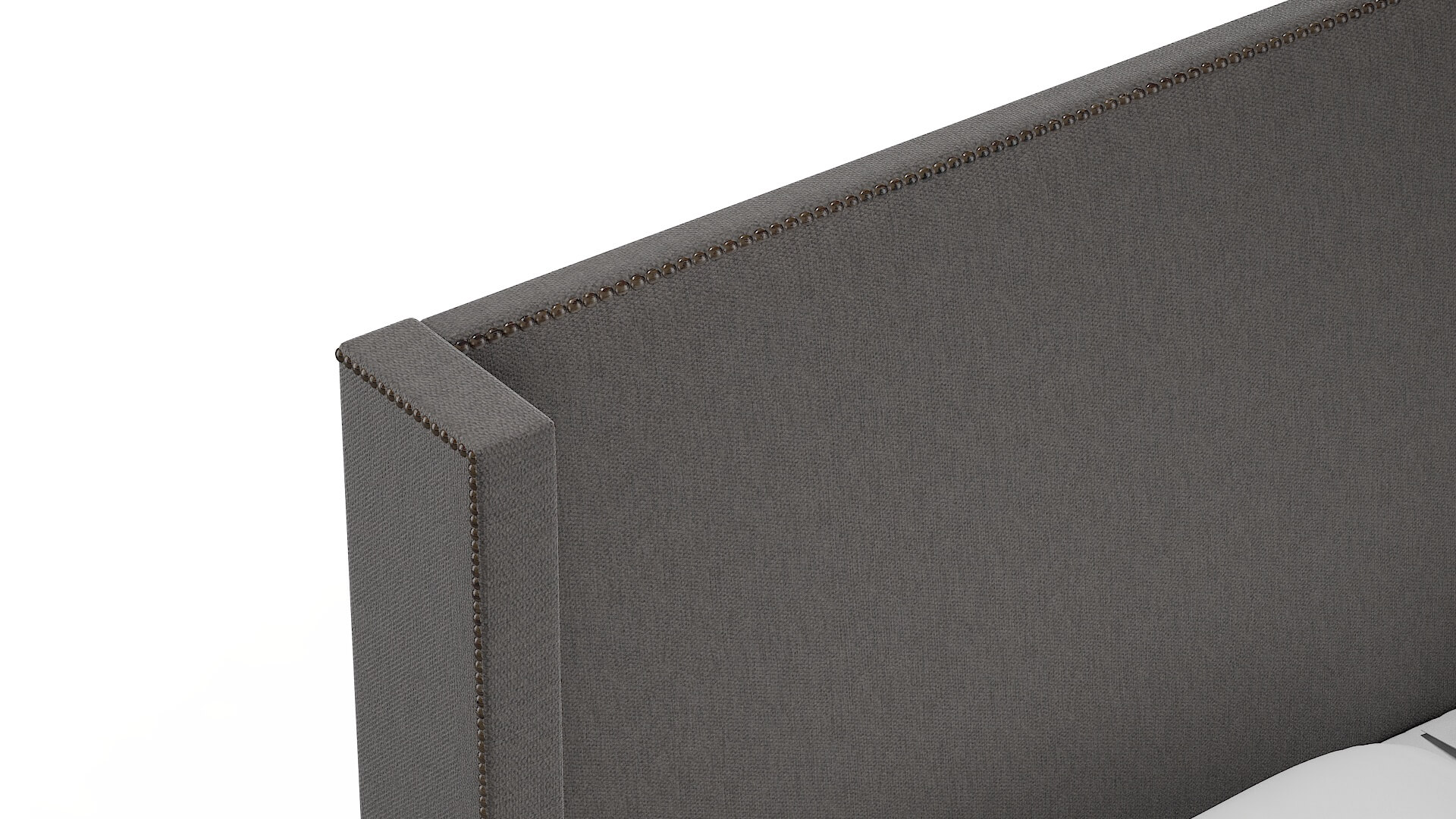 Bria Cosmo Charcoal Bed Top Down