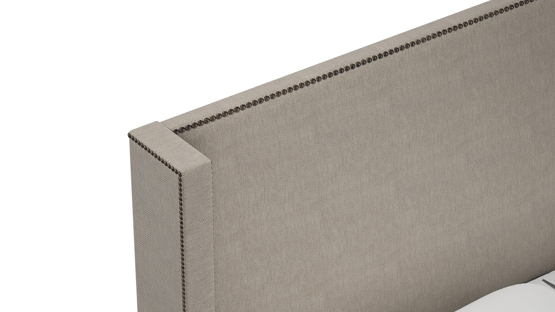 Bria Derby Linen Bed Top Down