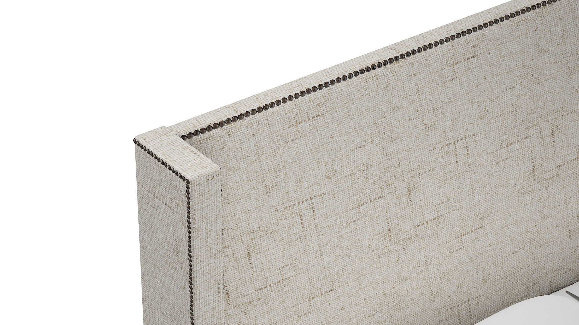 Bria Derby Taupe Bed Top Down