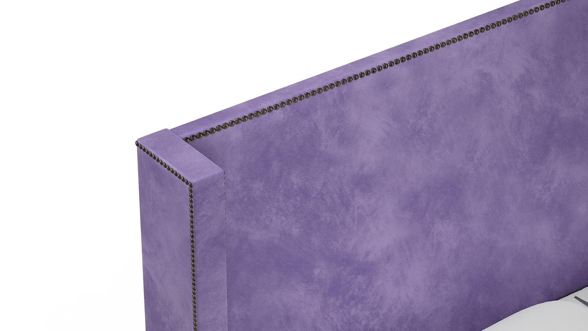 Bria Royale Lavender Bed Top Down