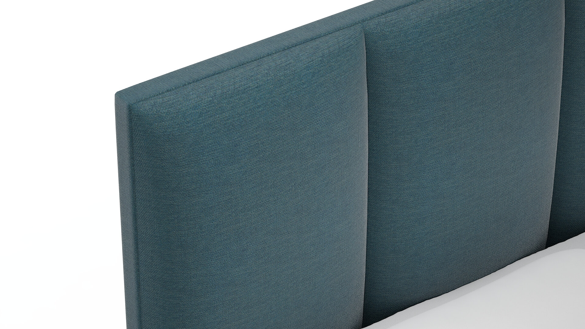 Celine Hepburn Teal Bed Top Down