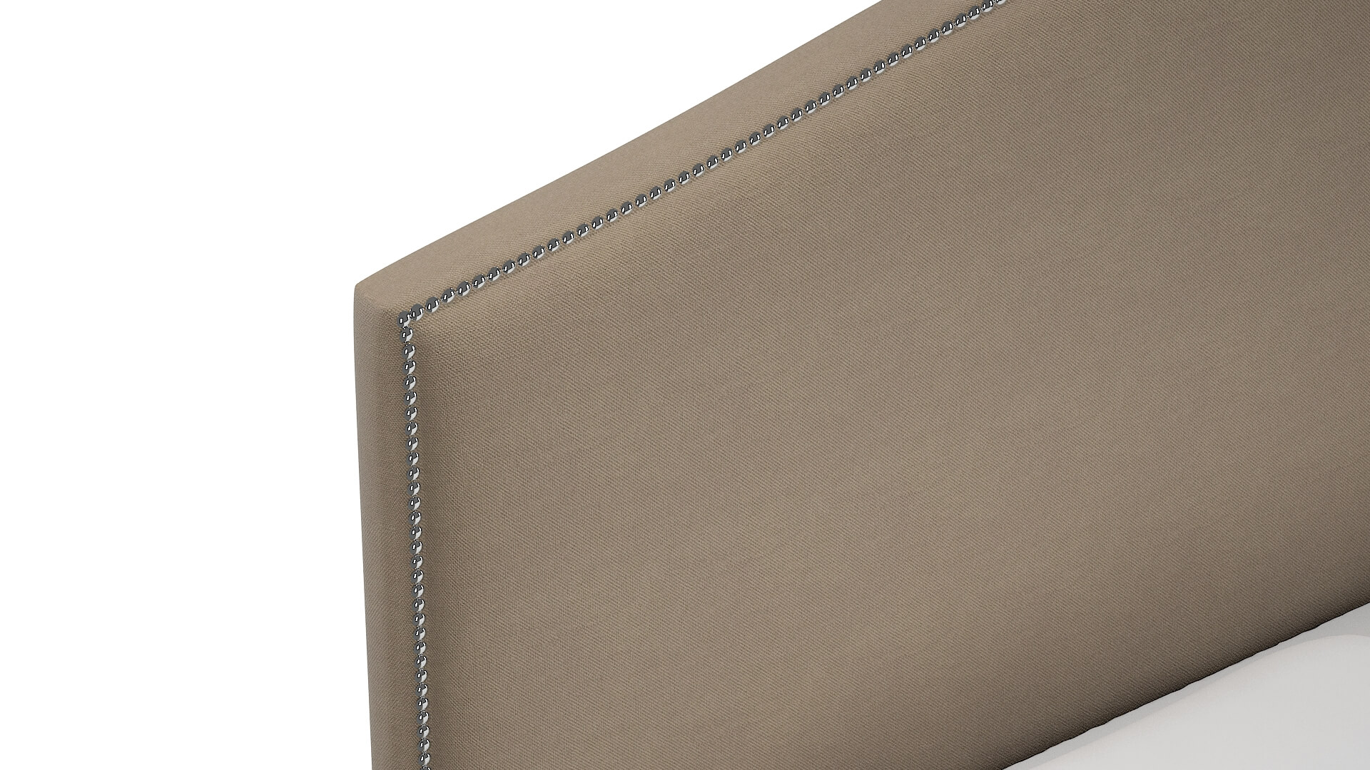 Dalion Oakley Taupe Bed Top Down