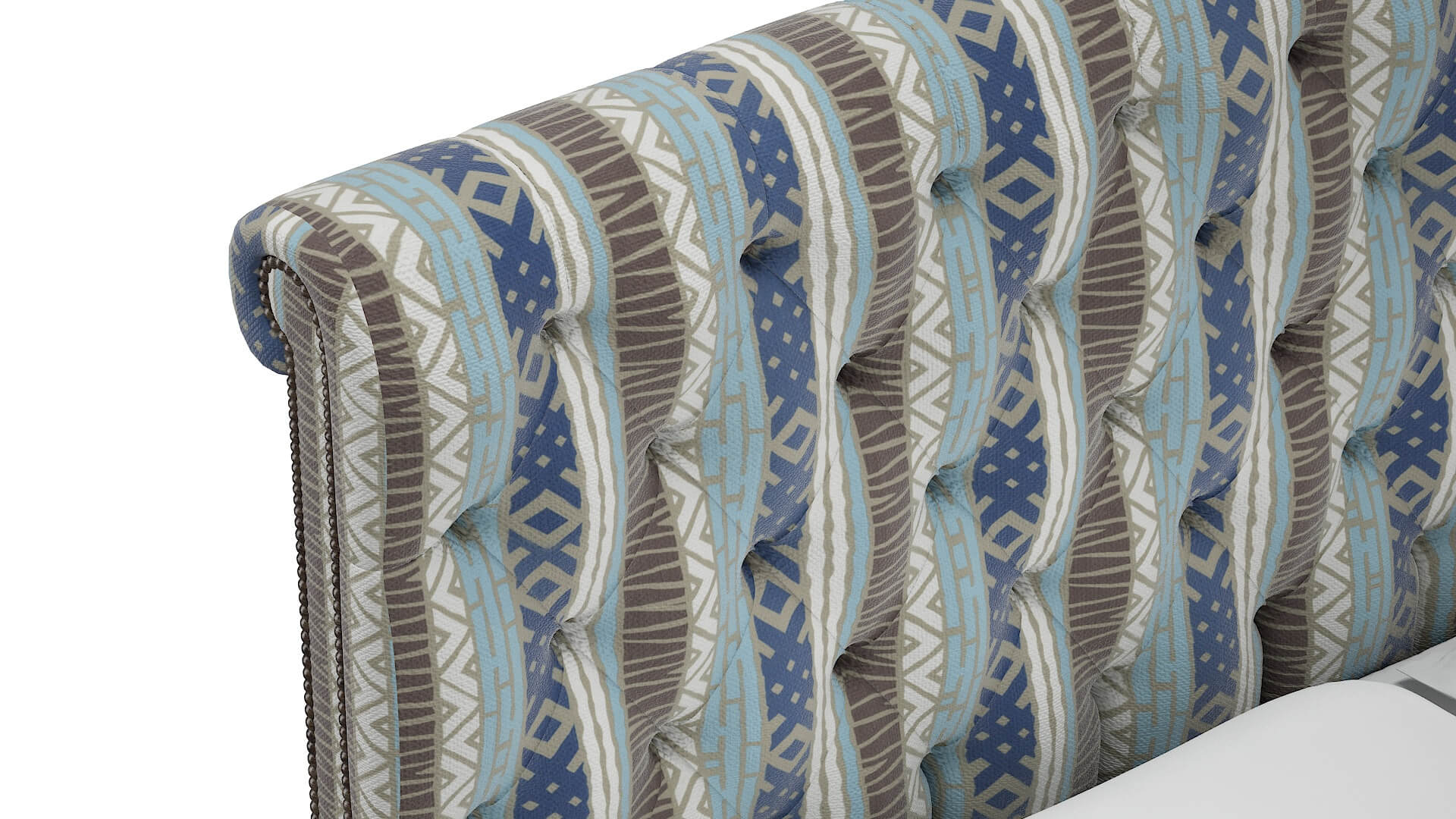 Decima Bodhi Indigo Bed Top Down