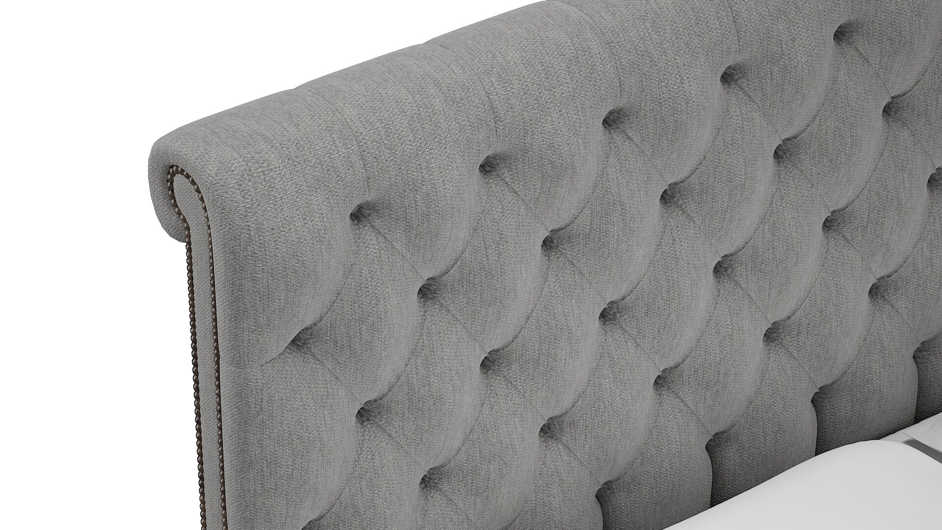 Decima Cosmo Steel Bed Top Down