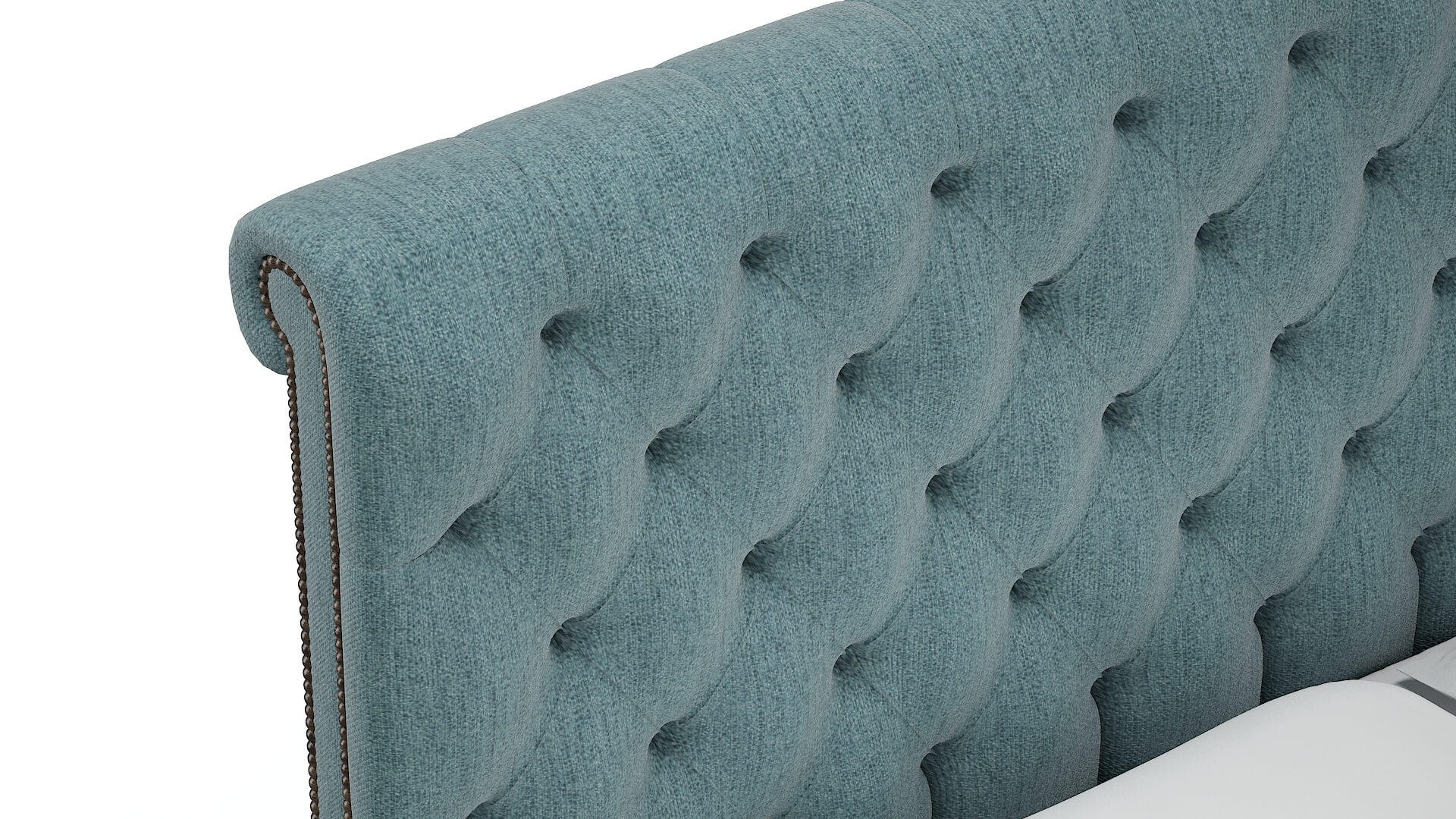 Decima Insight Peacock Bed Top Down