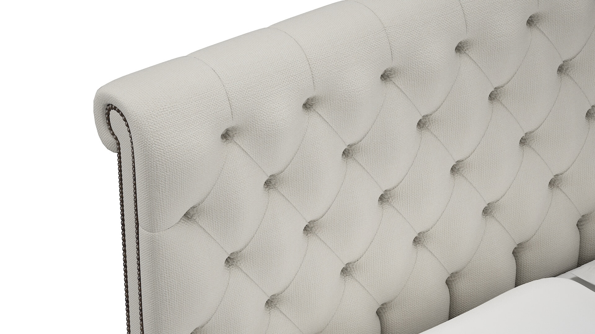 Decima Keylargo Oatmeal Bed Top Down