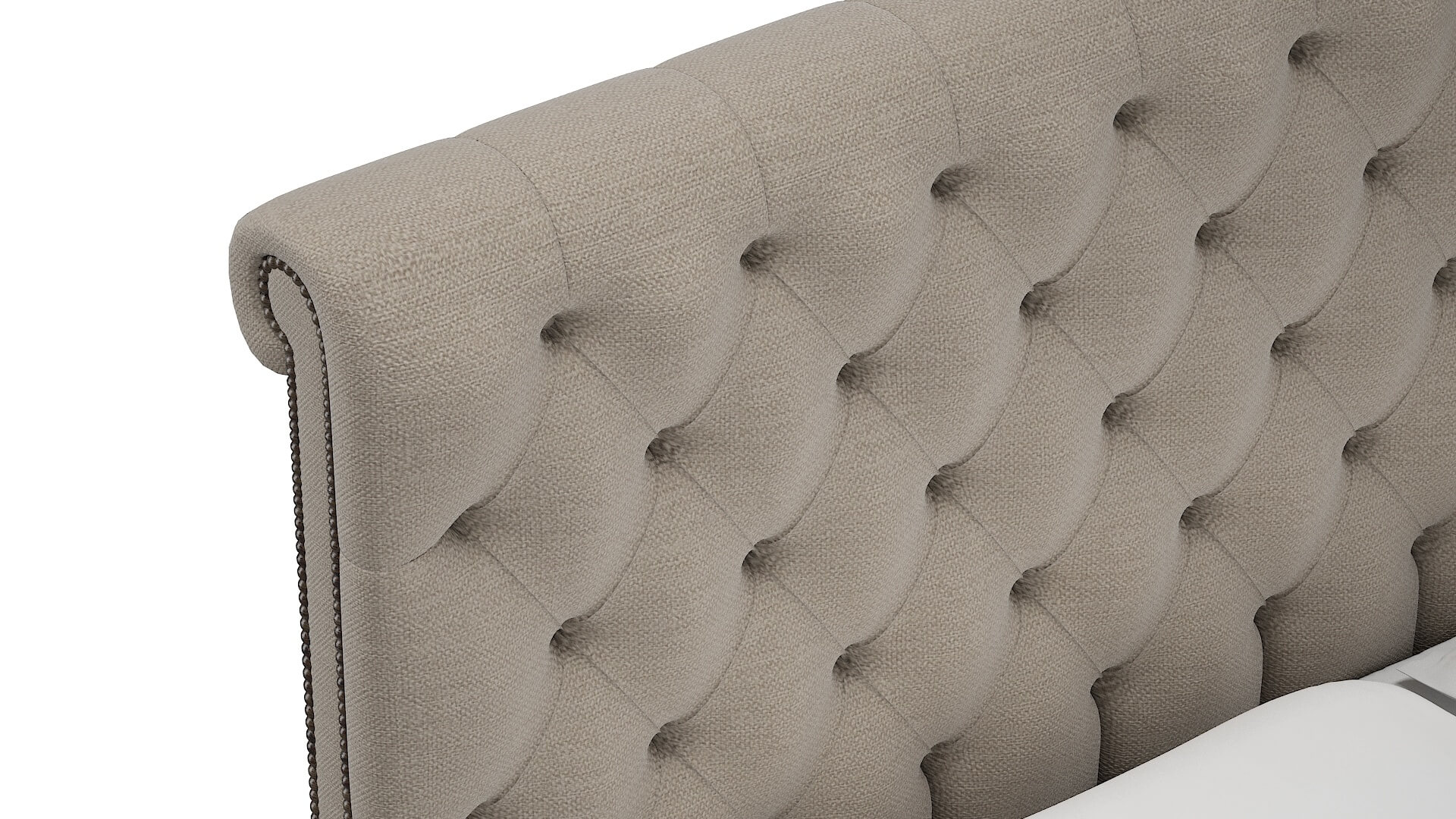 Decima Naples Almond Bed Top Down