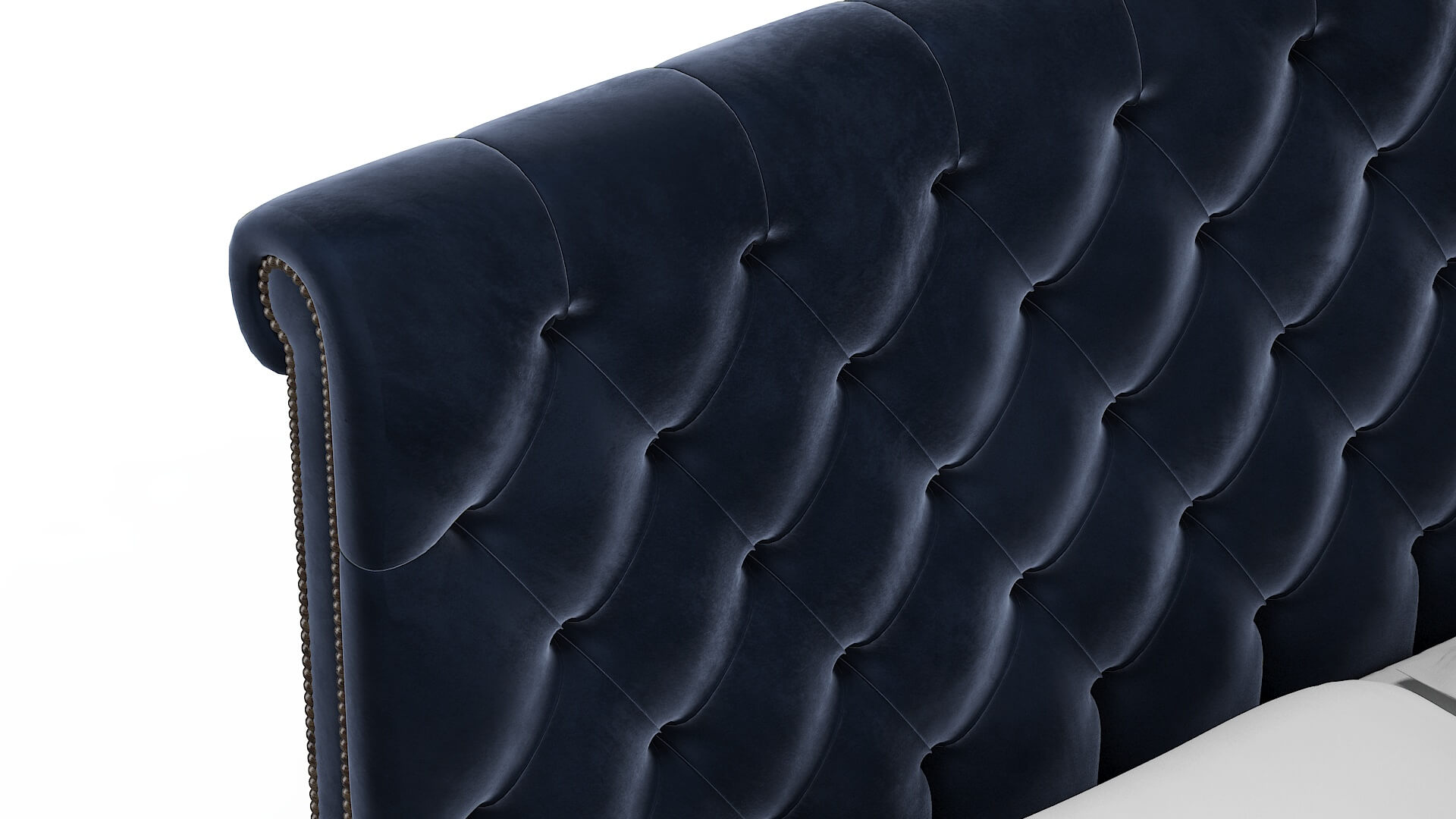 Decima Royale Cobalt Bed Top Down