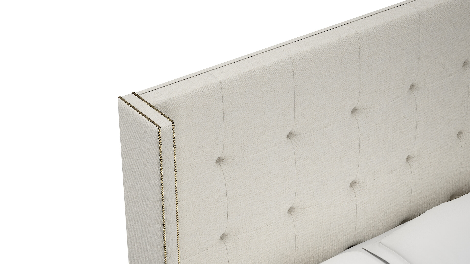 Elias Catalina Ivory Bed Top Down