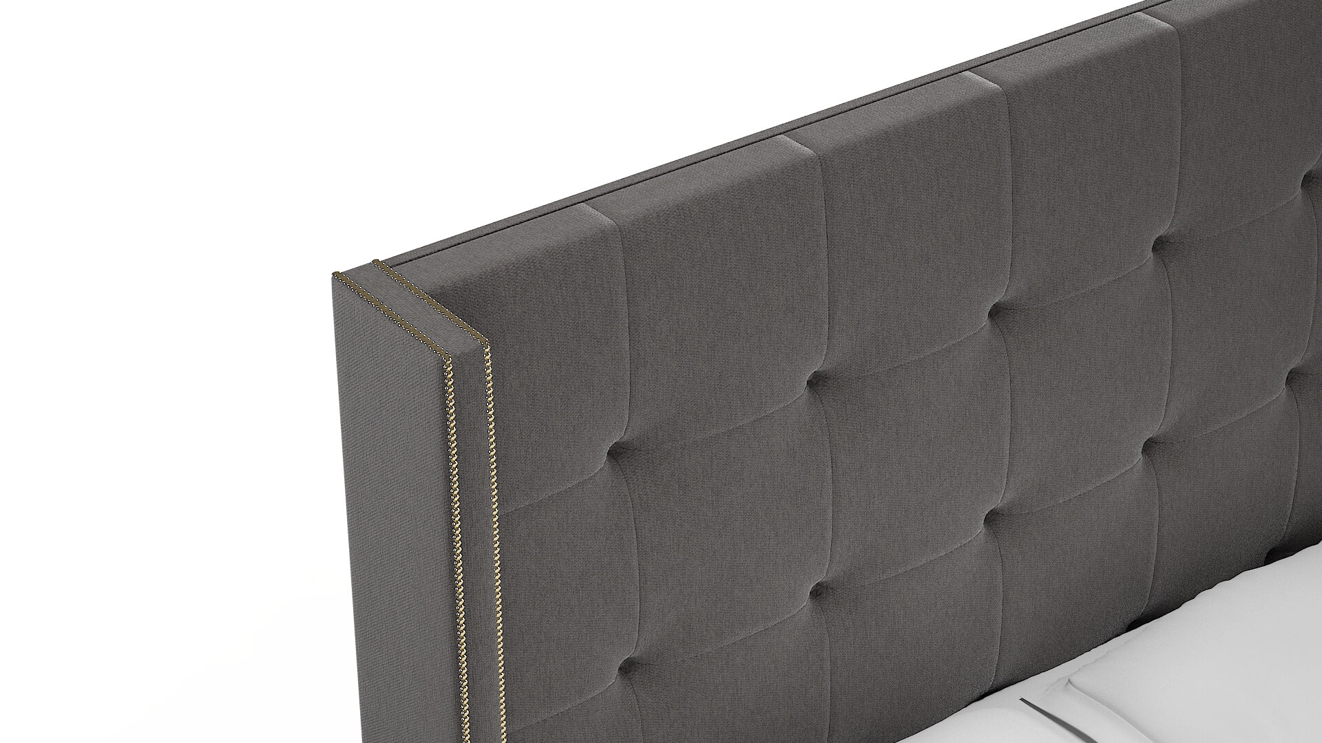 Elias Cosmo Charcoal Bed Top Down