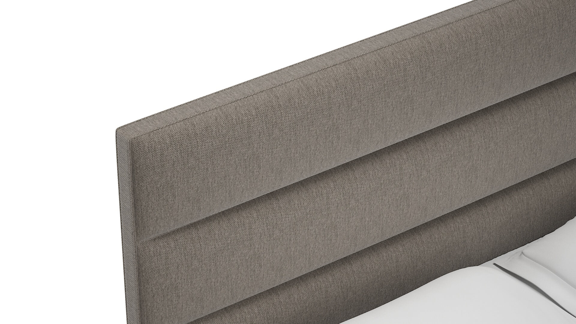 Hannela Cosmo Taupe Bed Top Down