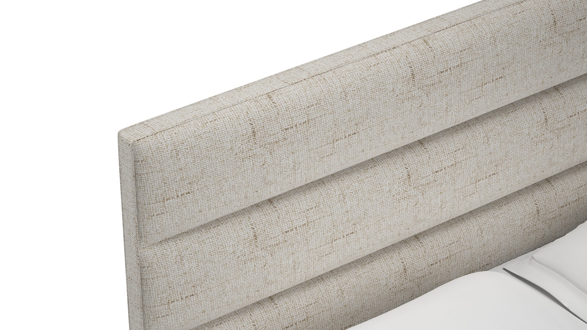 Hannela Derby Taupe Bed Top Down