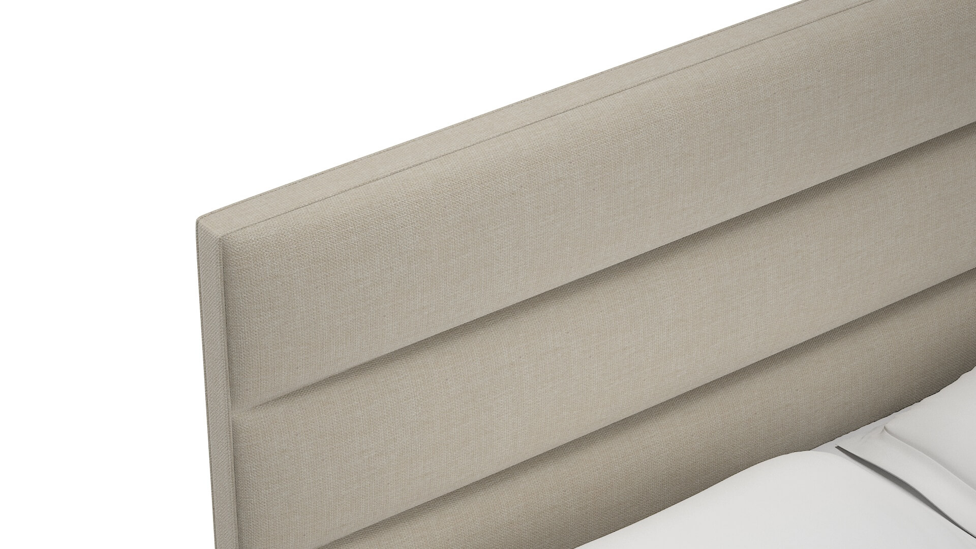 Hannela Keylargo Almond Bed Top Down