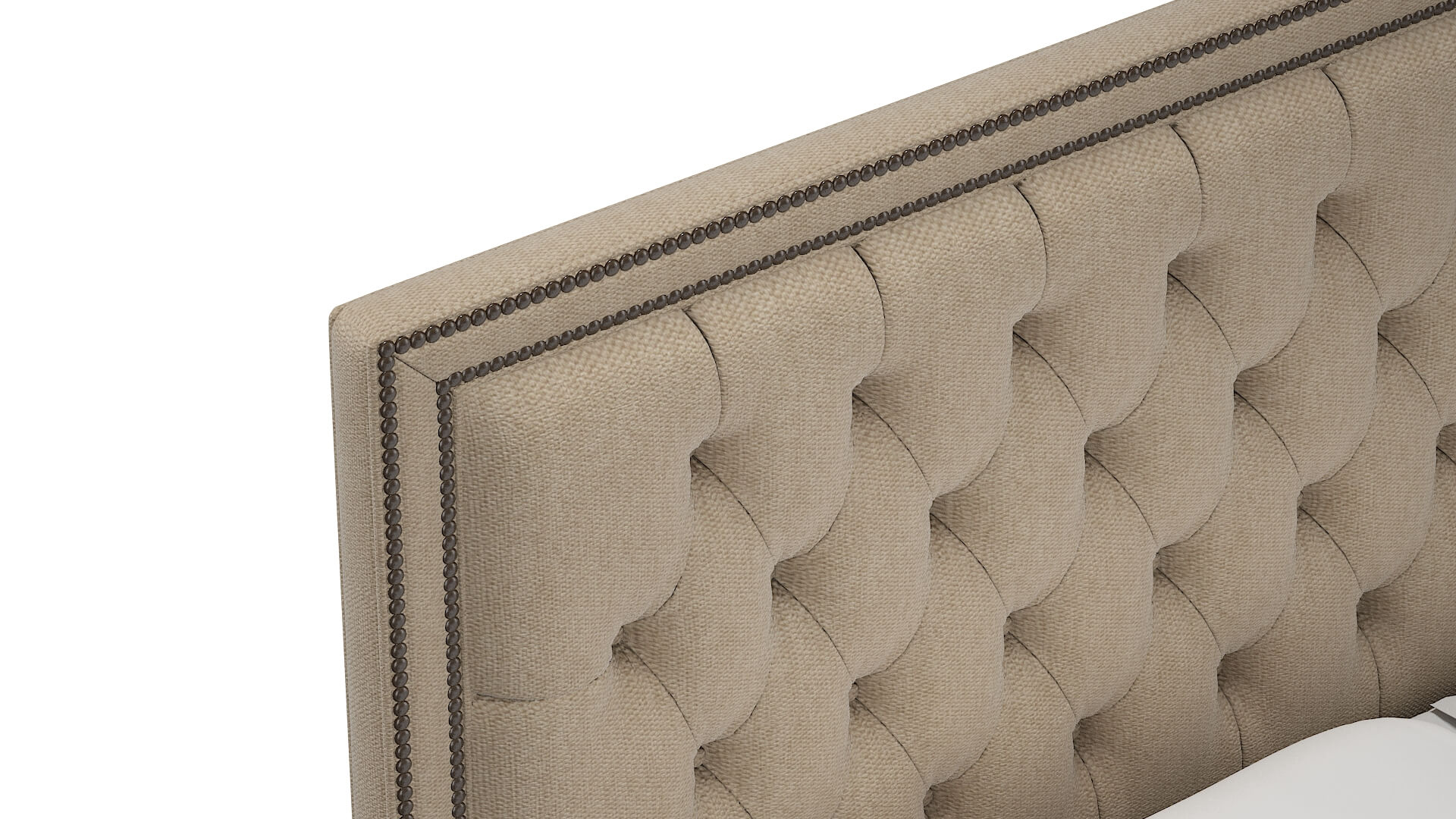 Heidi Avenger Burlap Bed Top Down