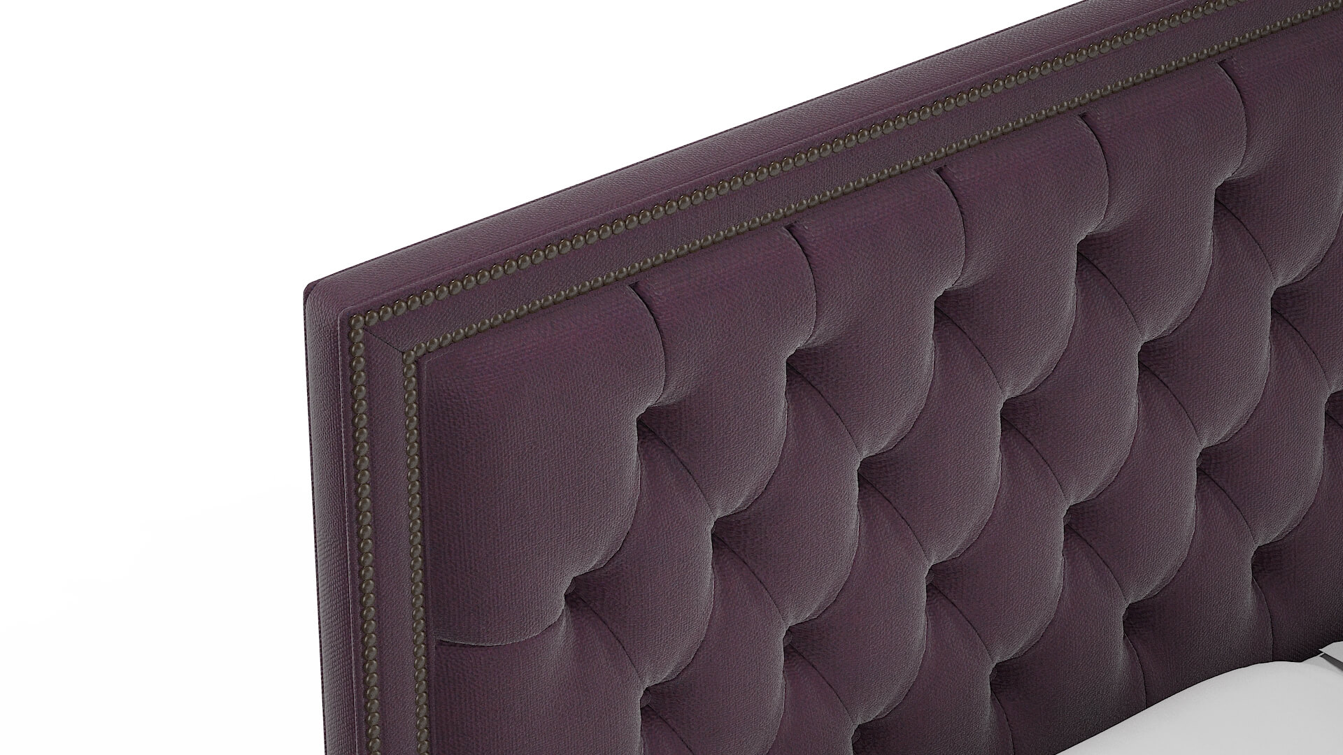 Heidi Bella Aubergine Bed Top Down