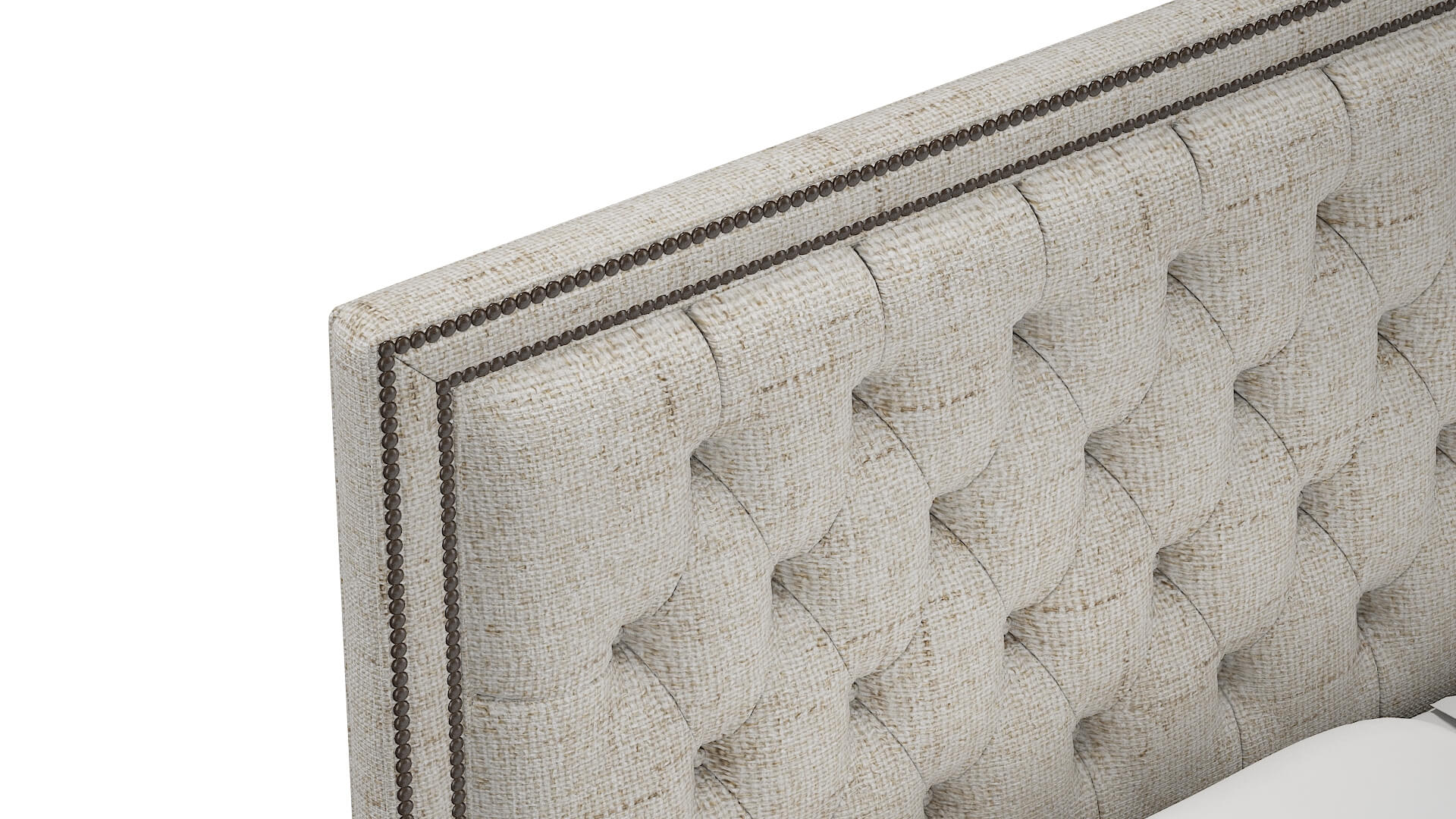 Heidi Oceanside Natural Bed Top Down