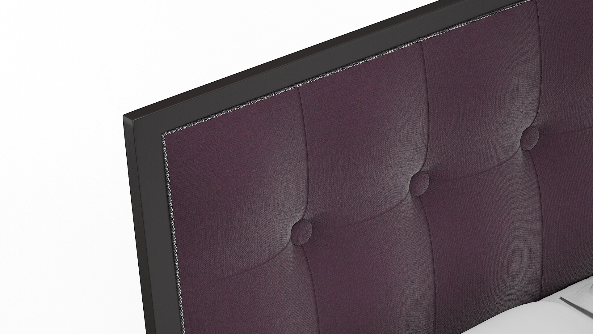 Hugo Bella Aubergine Bed Top Down