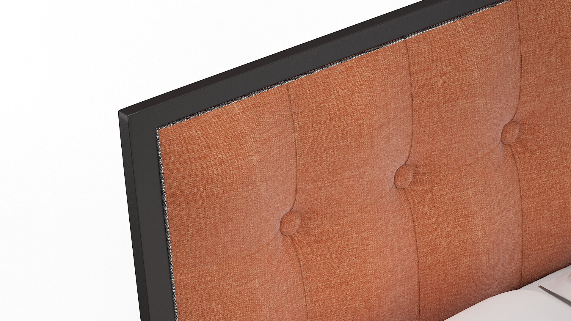 Hugo Durham Tangerine Bed Top Down