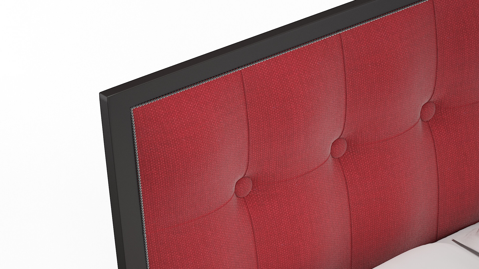 Hugo Pauline Ruby Bed Top Down