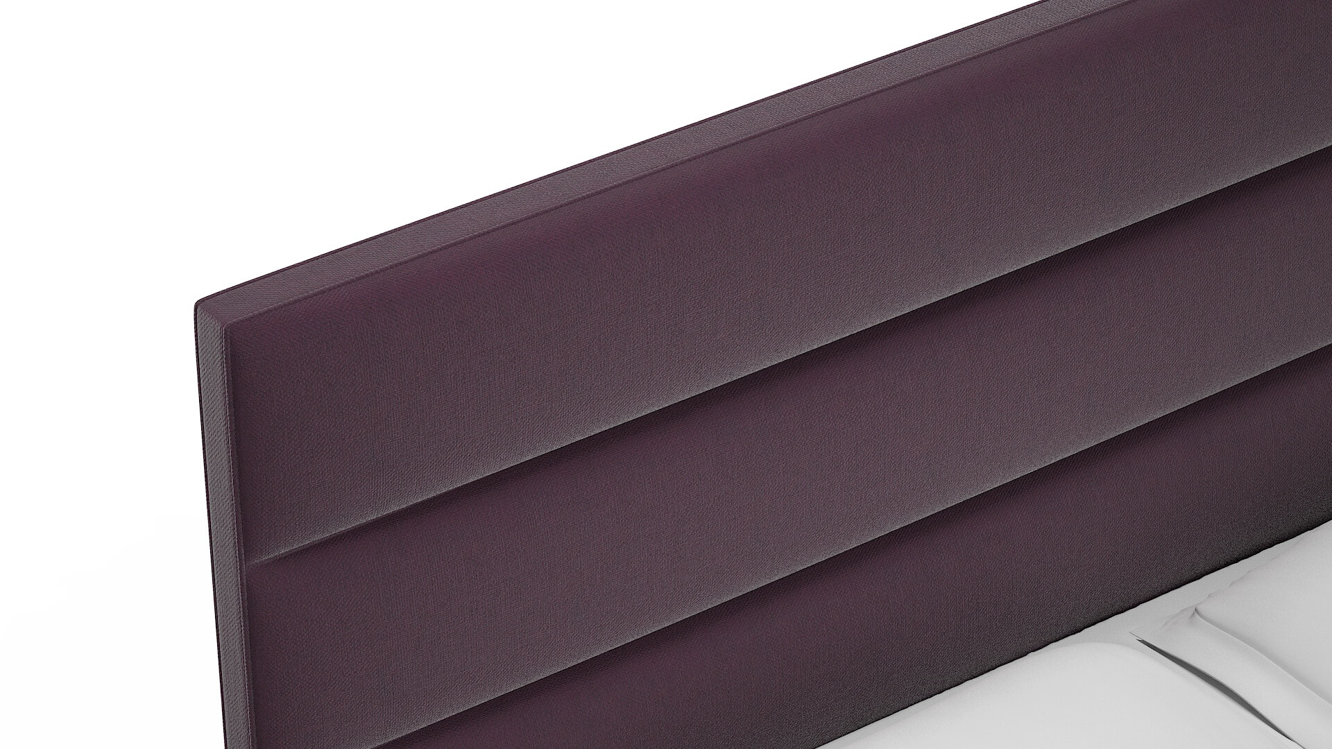 Isla Bella Aubergine Bed Top Down