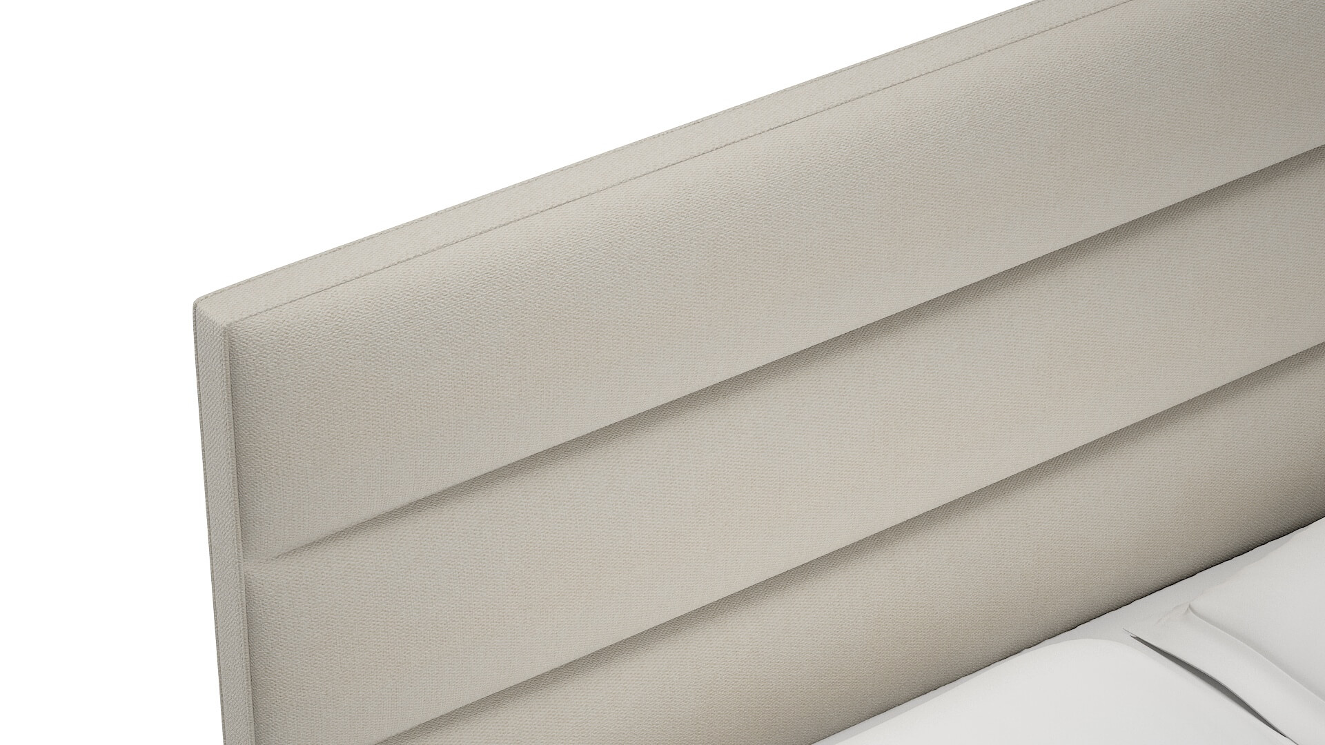 Isla Bungalow Ivory Bed Top Down