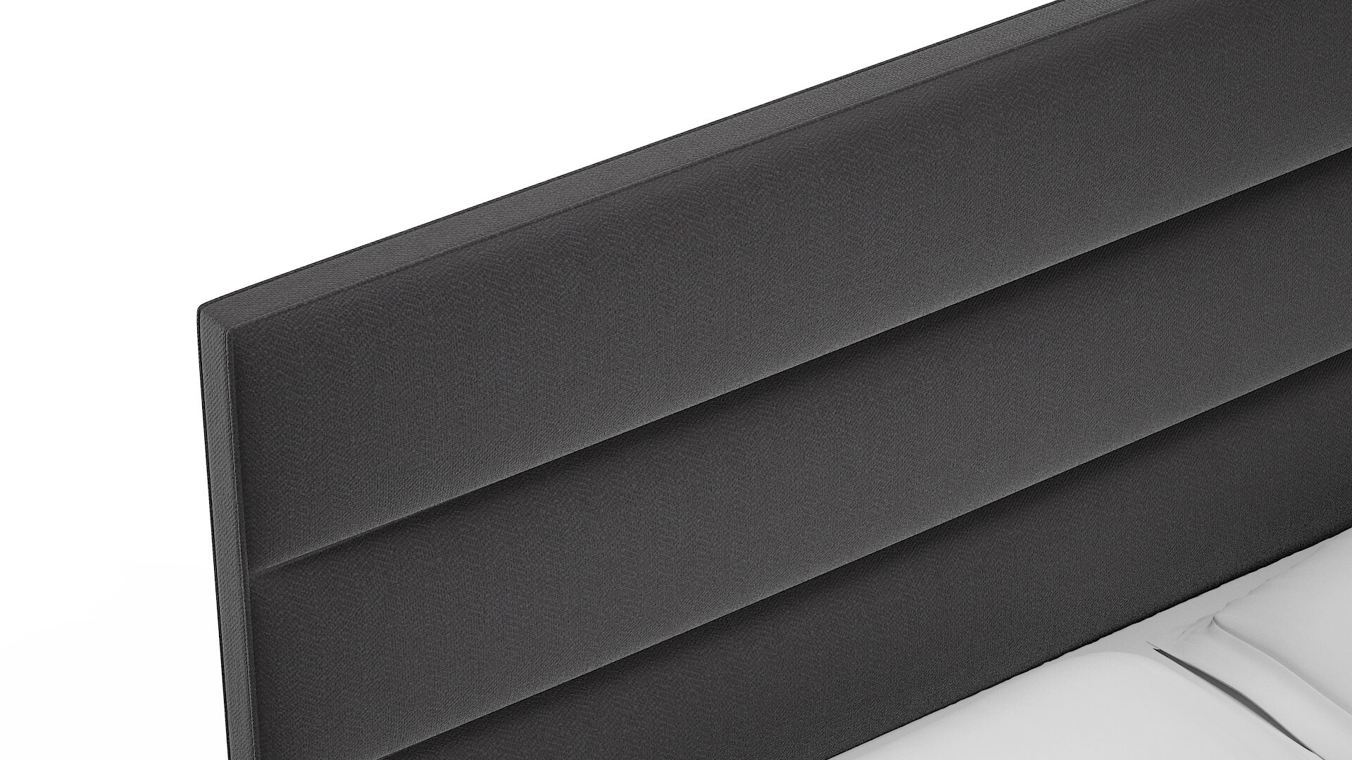 Isla Catalina Charcoal Bed Top Down