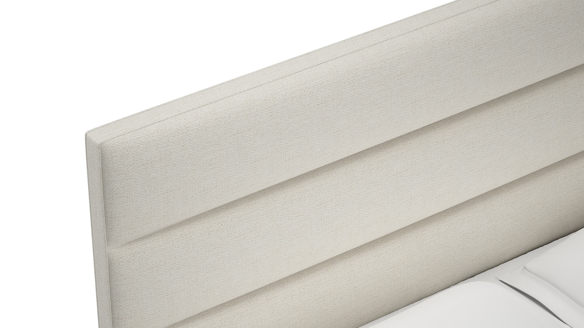 Isla Catalina Ivory Bed Top Down