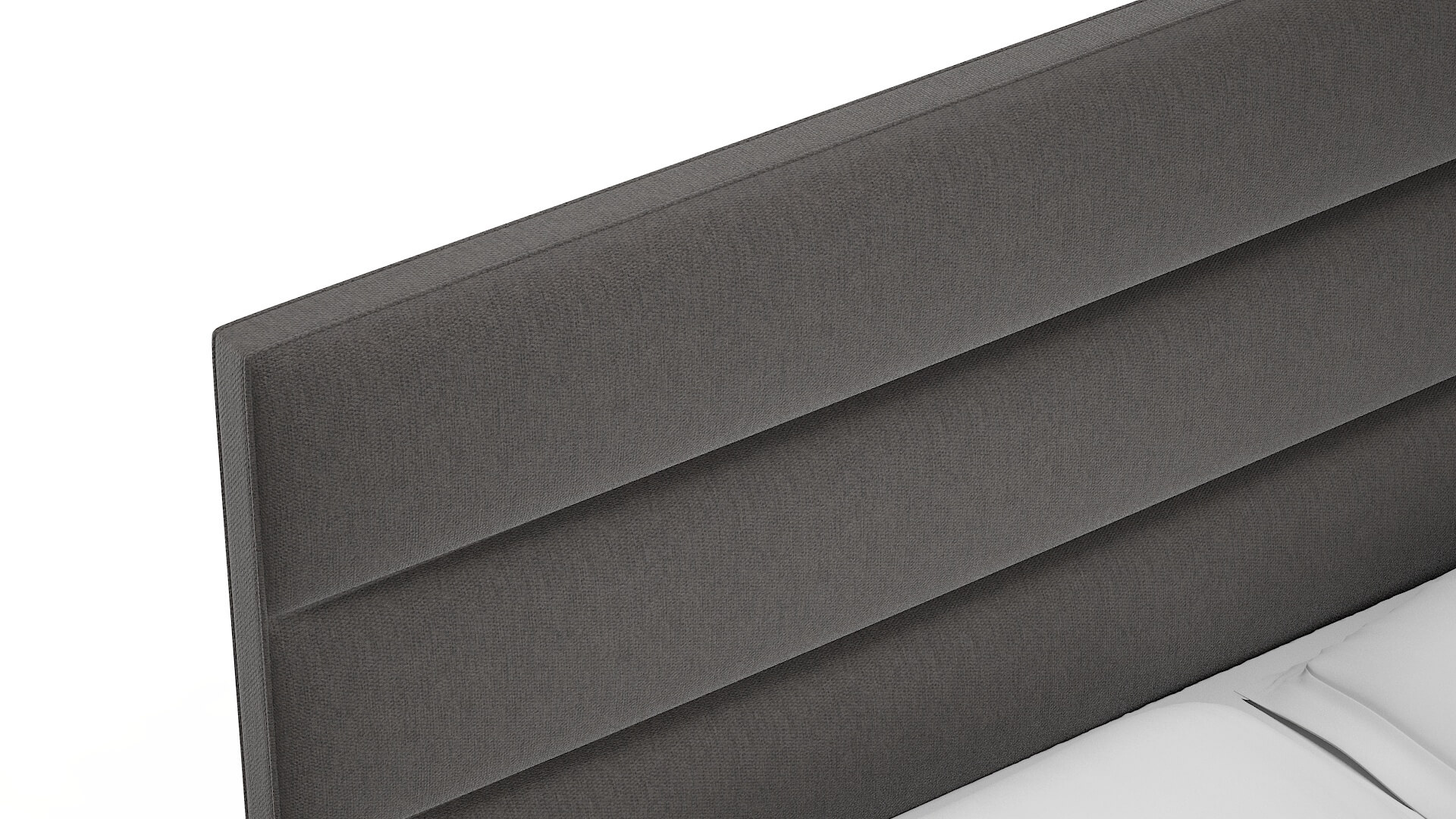 Isla Cosmo Charcoal Bed Top Down