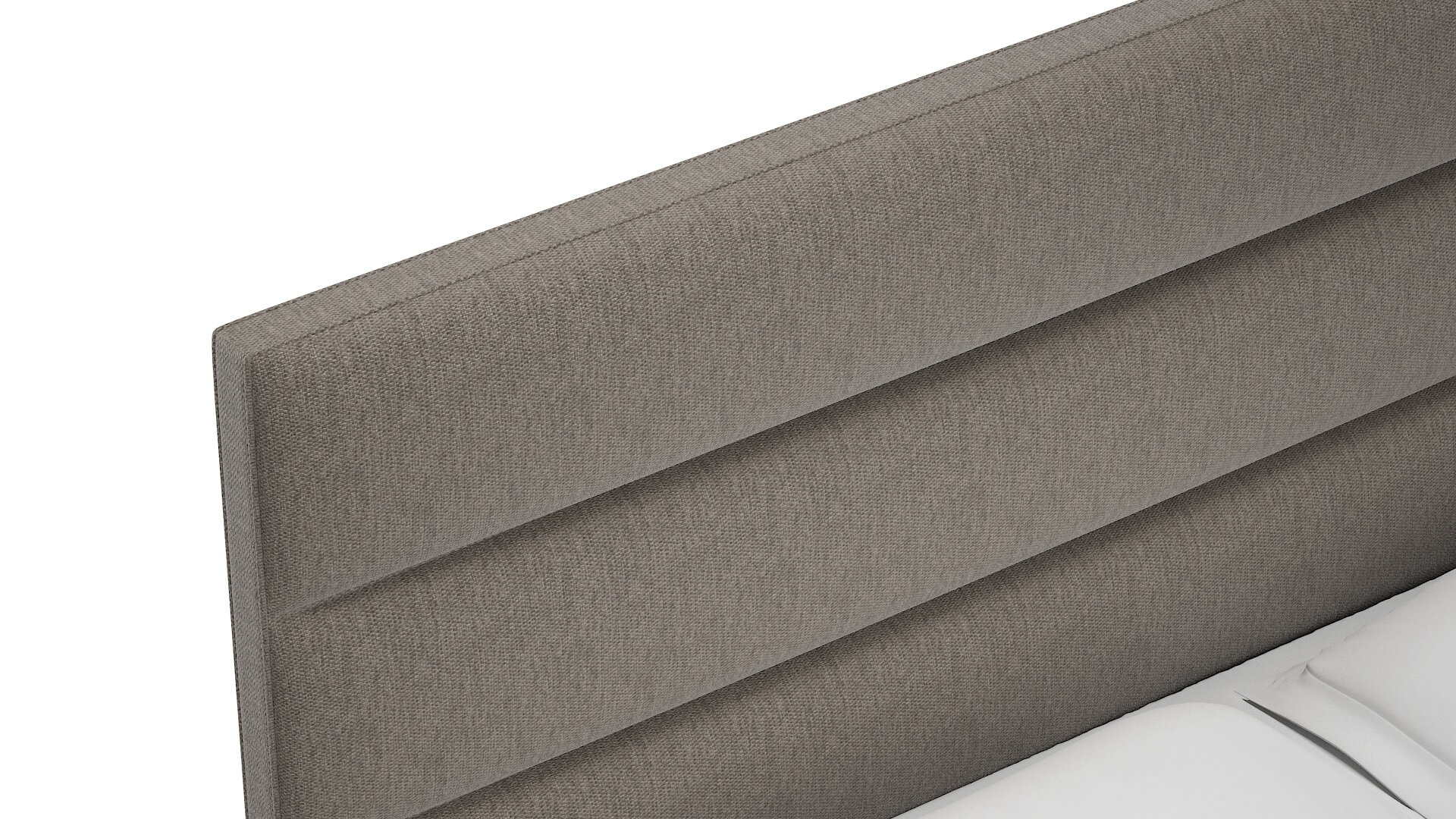 Isla Cosmo Taupe Bed Top Down