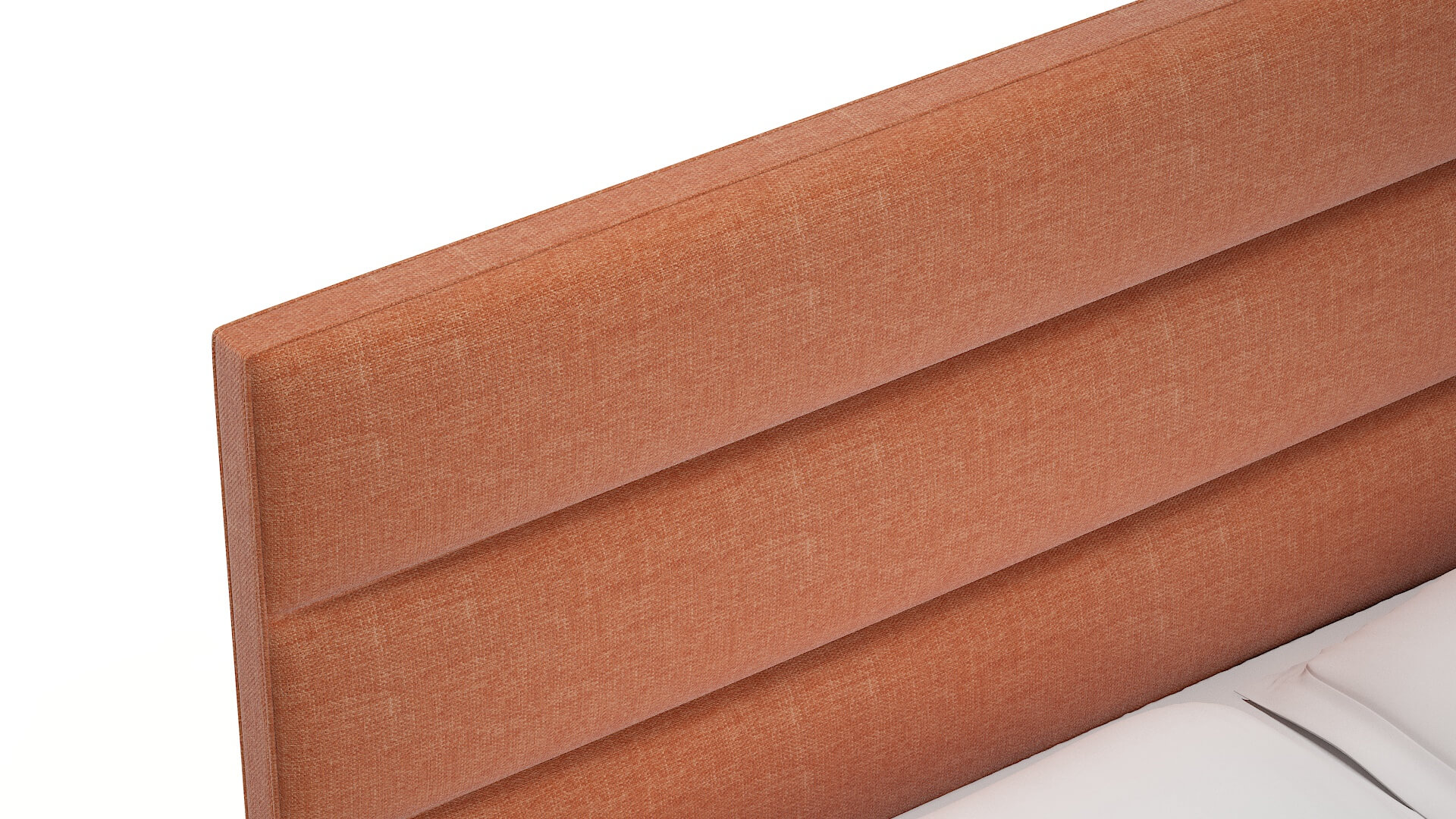 Isla Durham Tangerine Bed Top Down