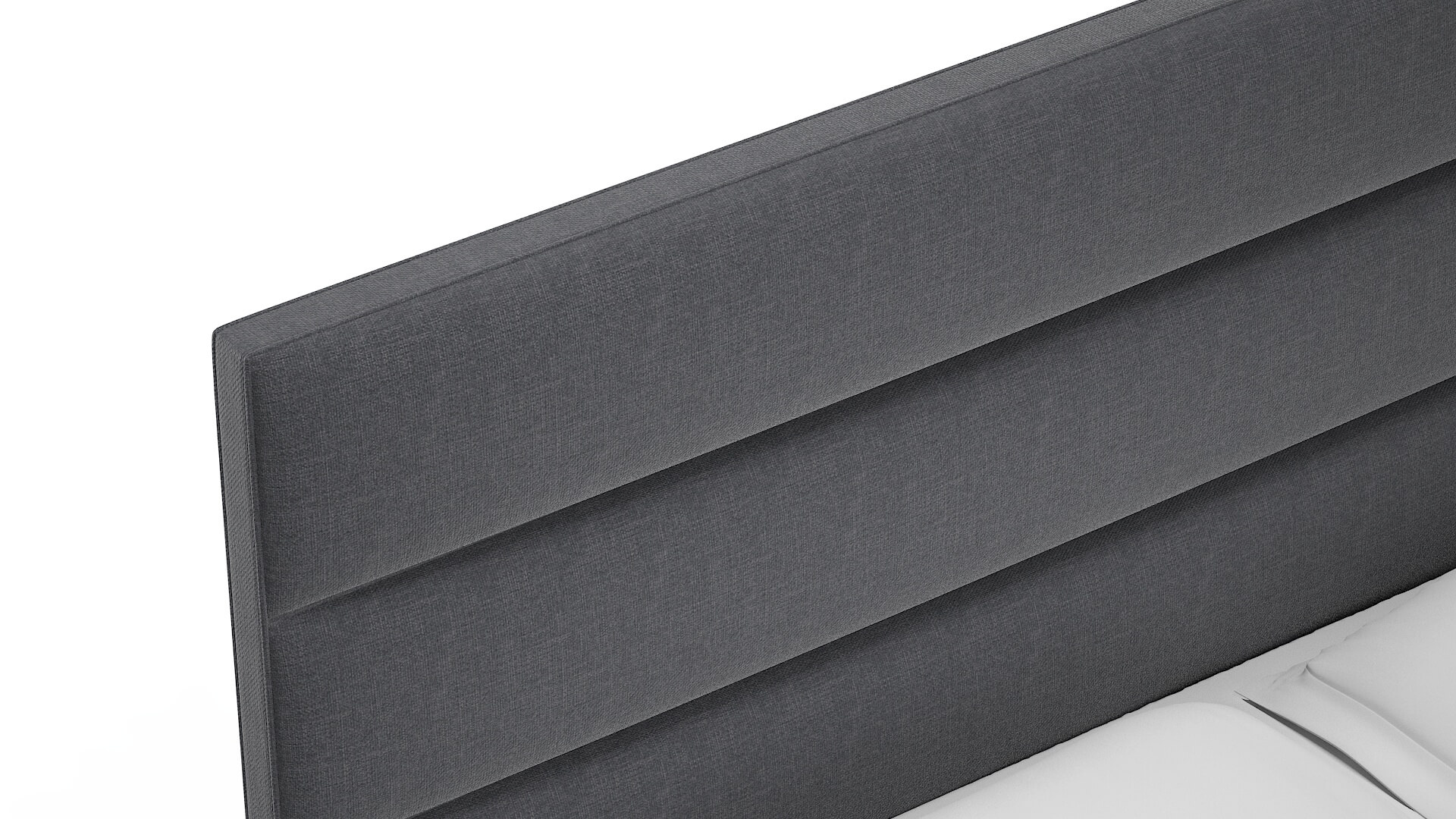 Isla Notion Graphite Bed Top Down