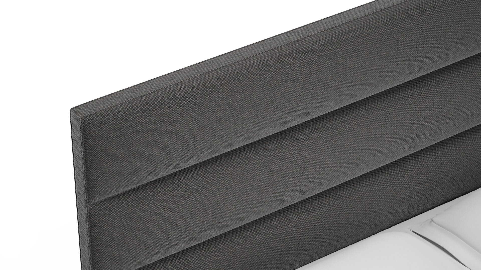 Isla Oscar Charcoal Bed Top Down